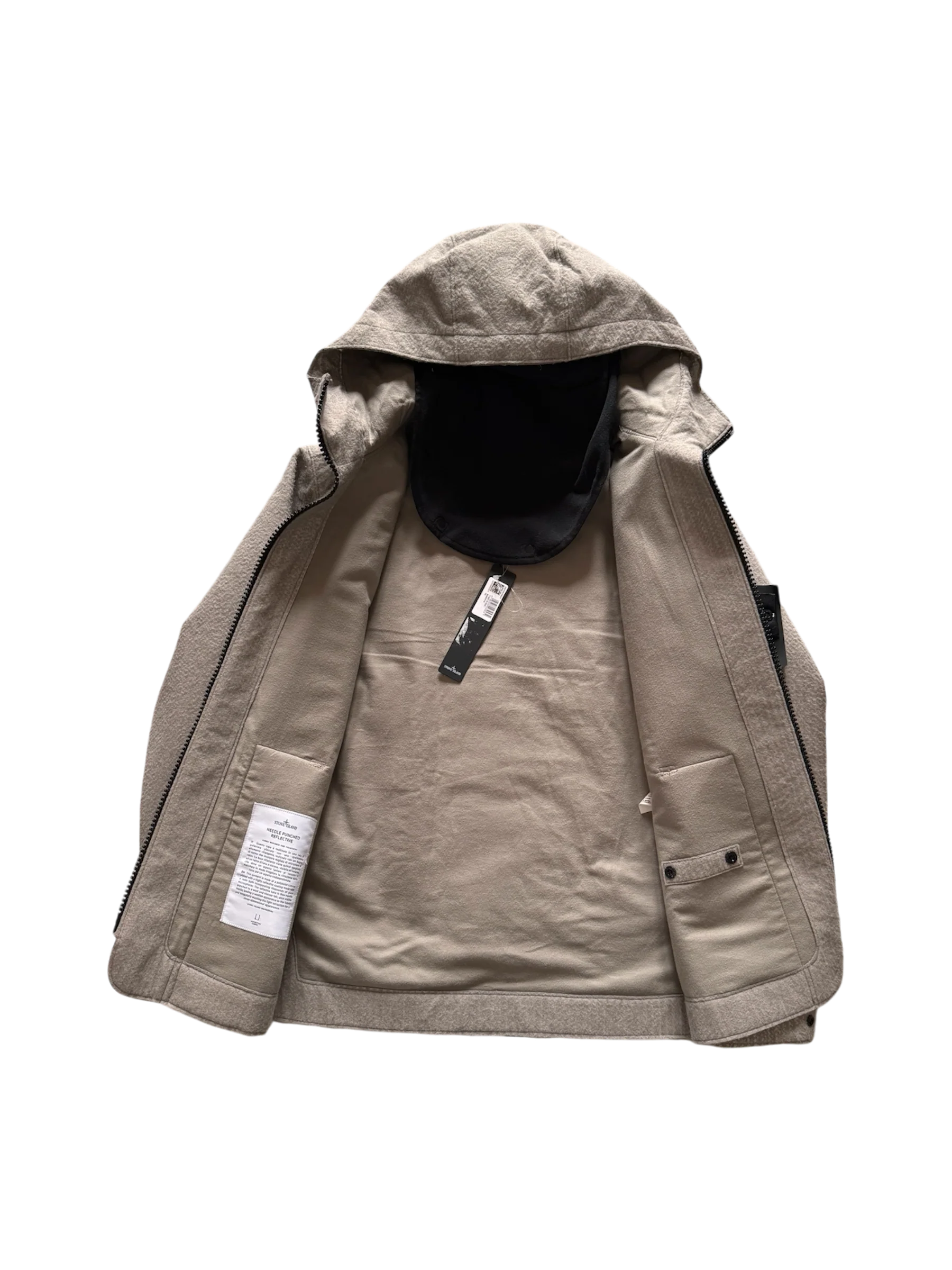 Stone Island 'Needle Punched Reflective' Balaclava Jacket - Large - Image 4