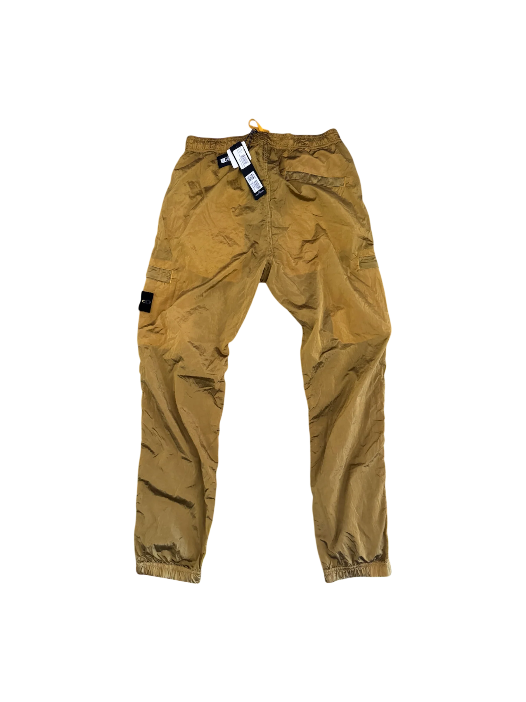 Stone Island Econyl Nylon Metal Yellow Trousers - W34 - Image 2