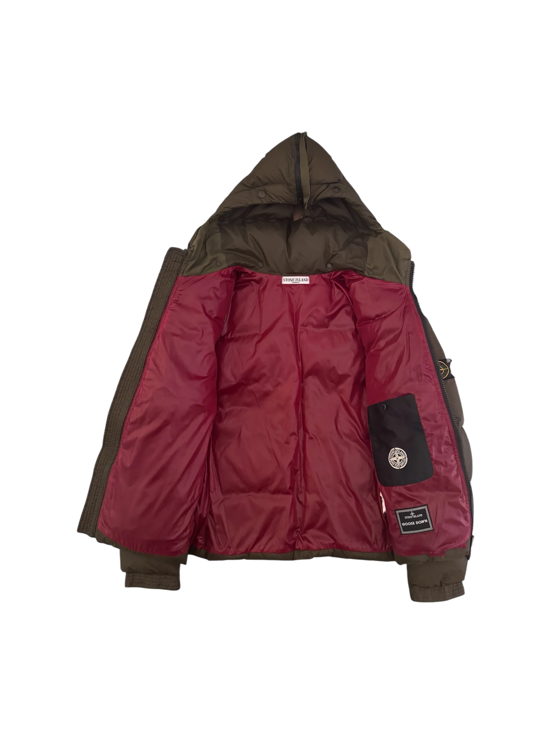 Stone Island 'Opaque Nylon Tela Mesh Badge' Puffer - Large - Image 2