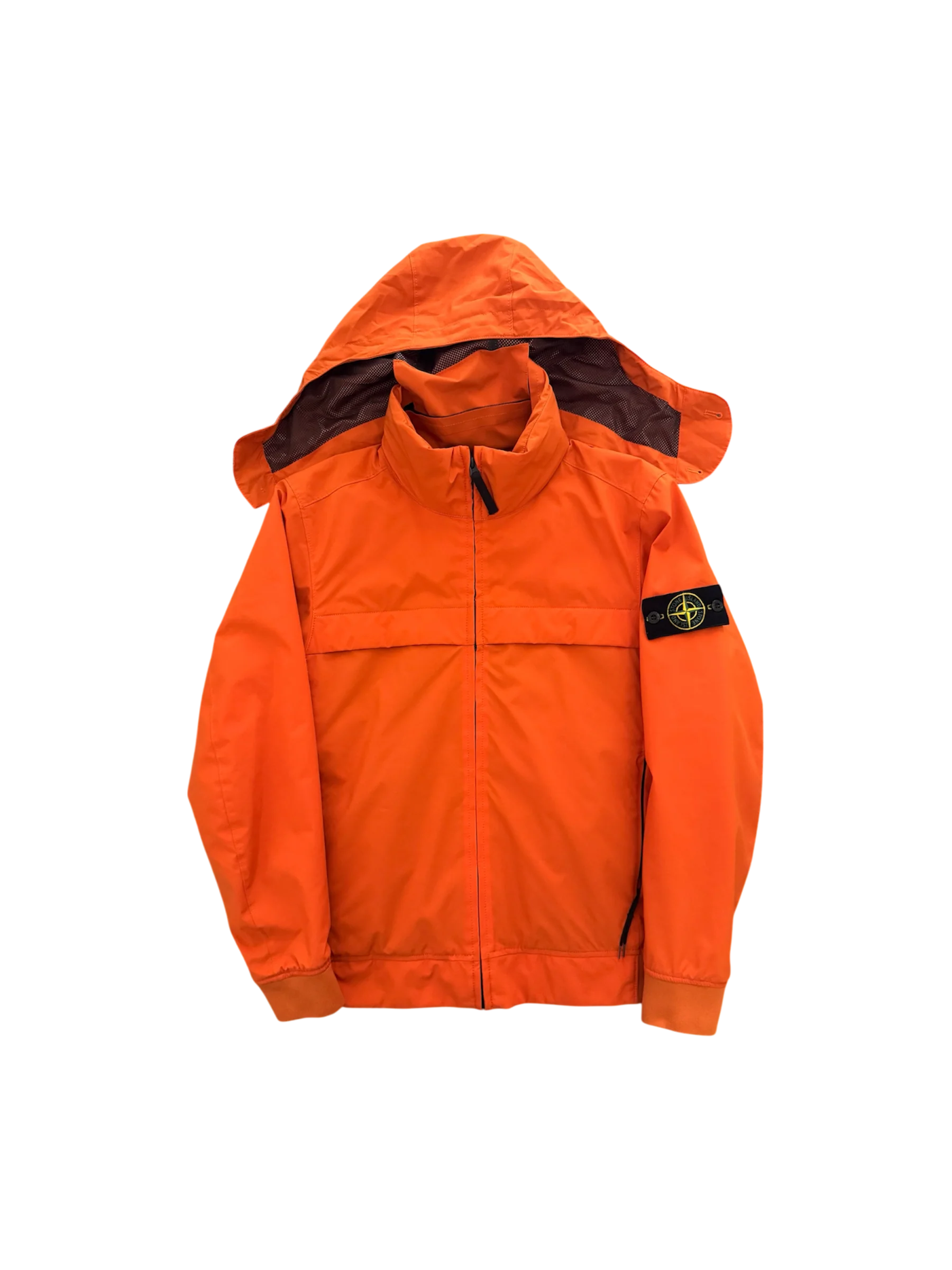 Stone Island Orange 'Soft Shell Primaloft Insulation' Jacket - Small