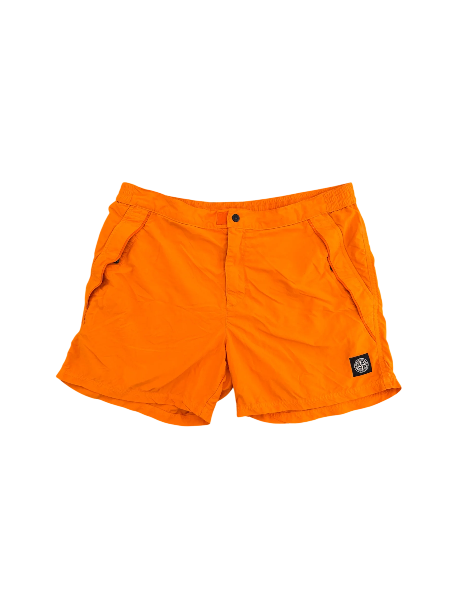 Stone Island Orange Swim Shorts - XL