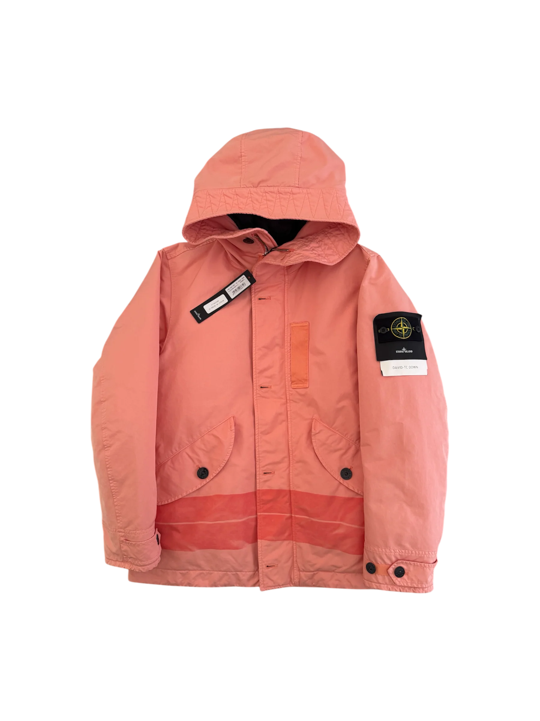 Stone Island Peach 'David TC Down' Jacket - Large - Image 3