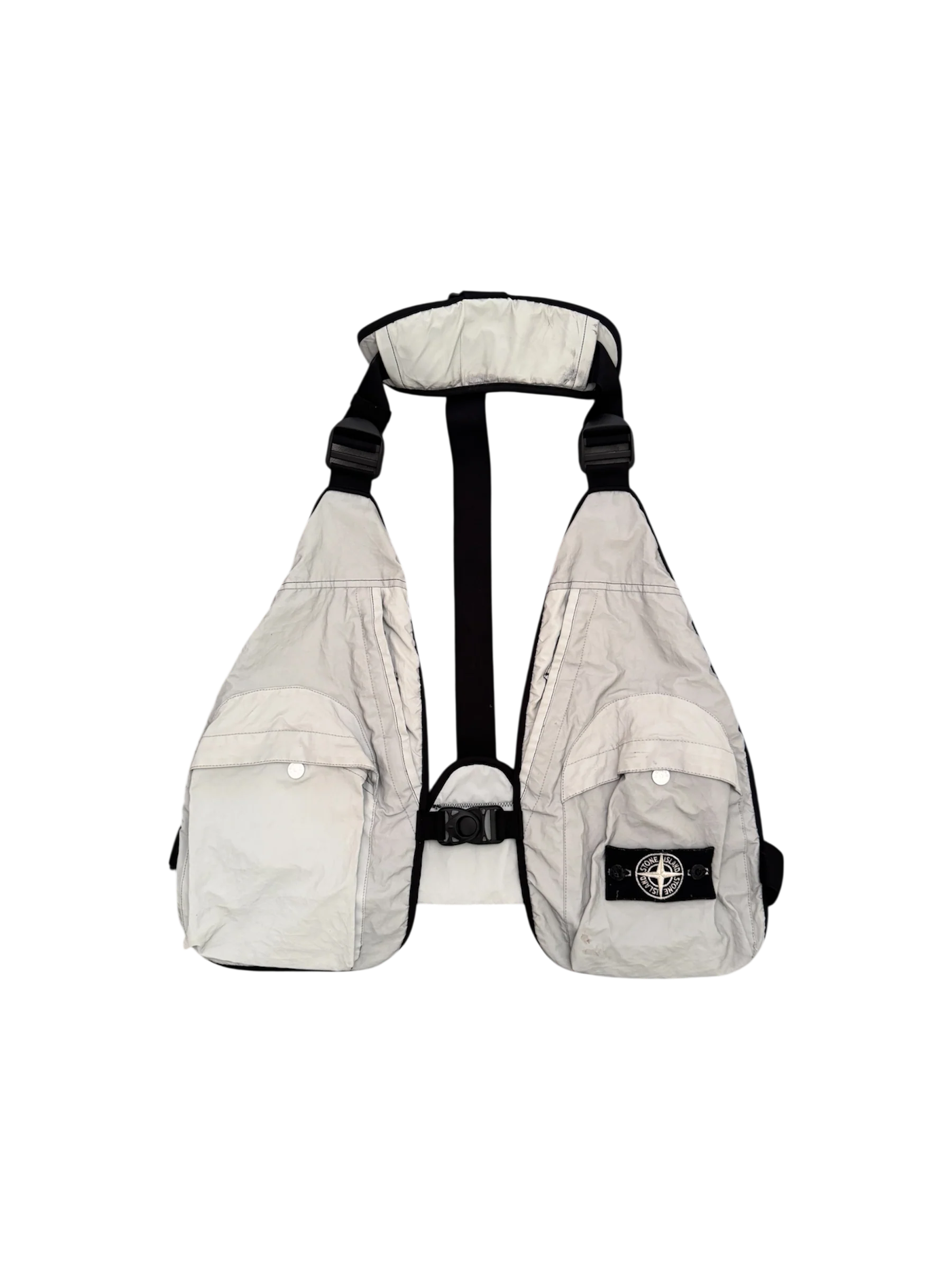 Stone Island ‘Plated Reflective' Utility Vest - Unisize - Image 2