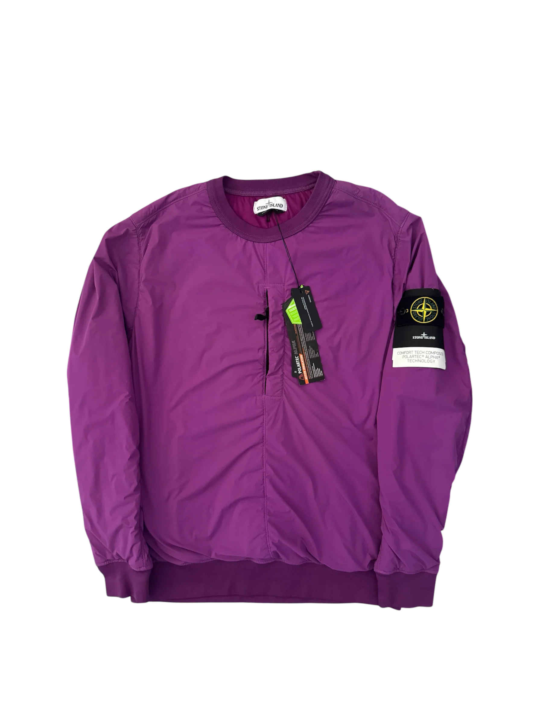 Stone Island Purple 'Comfort Tech Composite' Pullover - Large