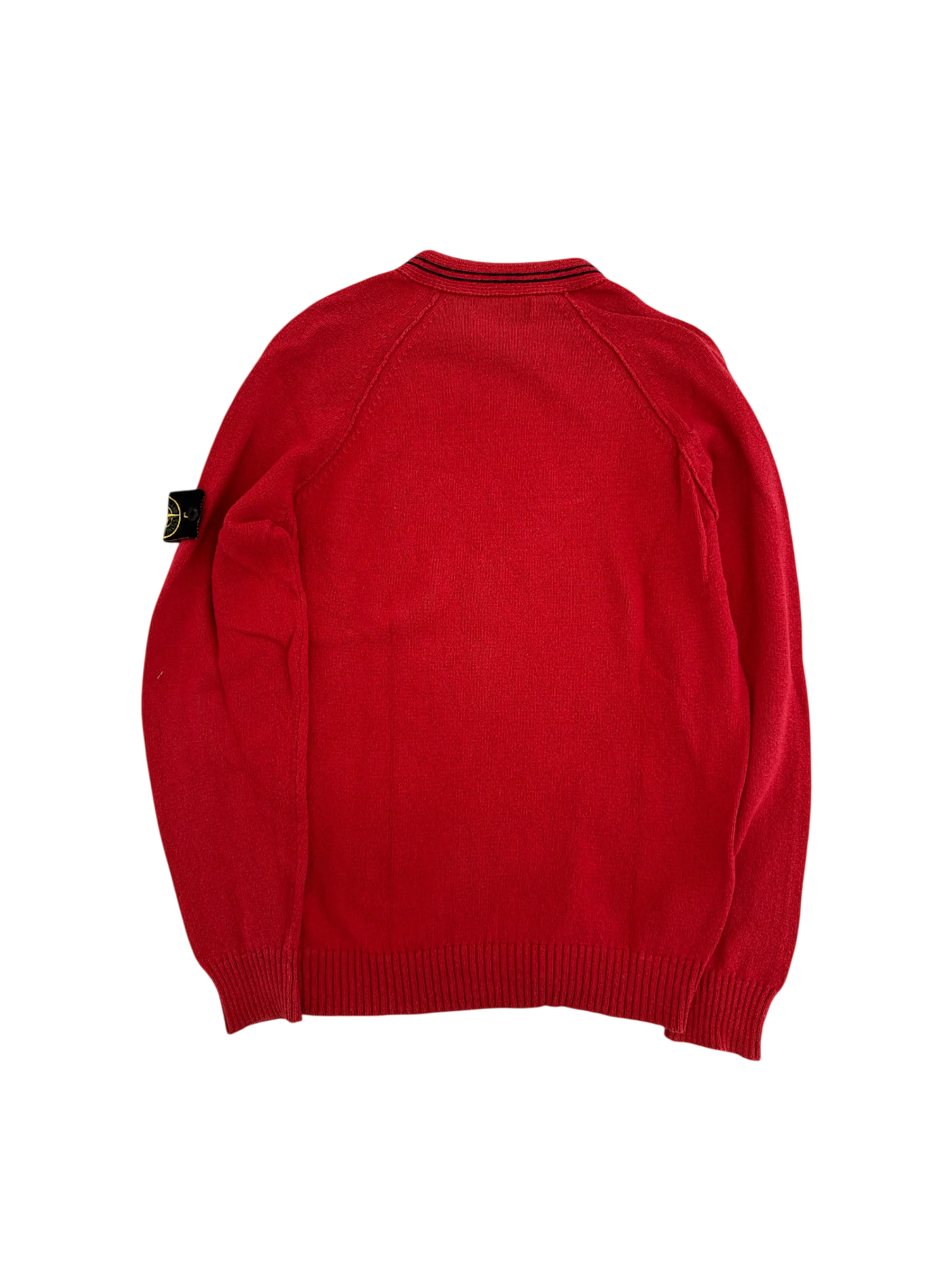 Stone Island Red Cotton Knit - Large - Image 2