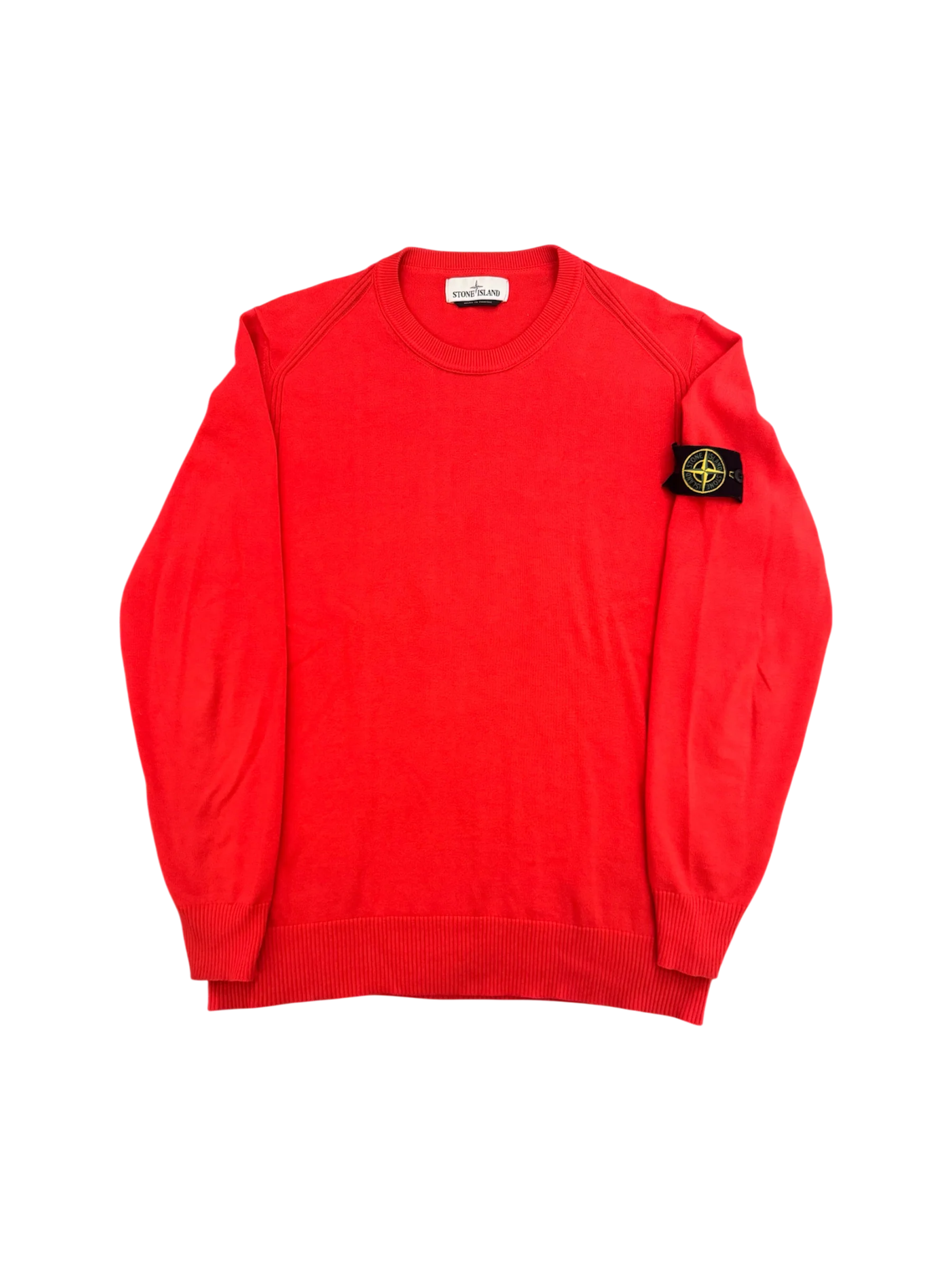 Stone Island Red Crewneck - Large