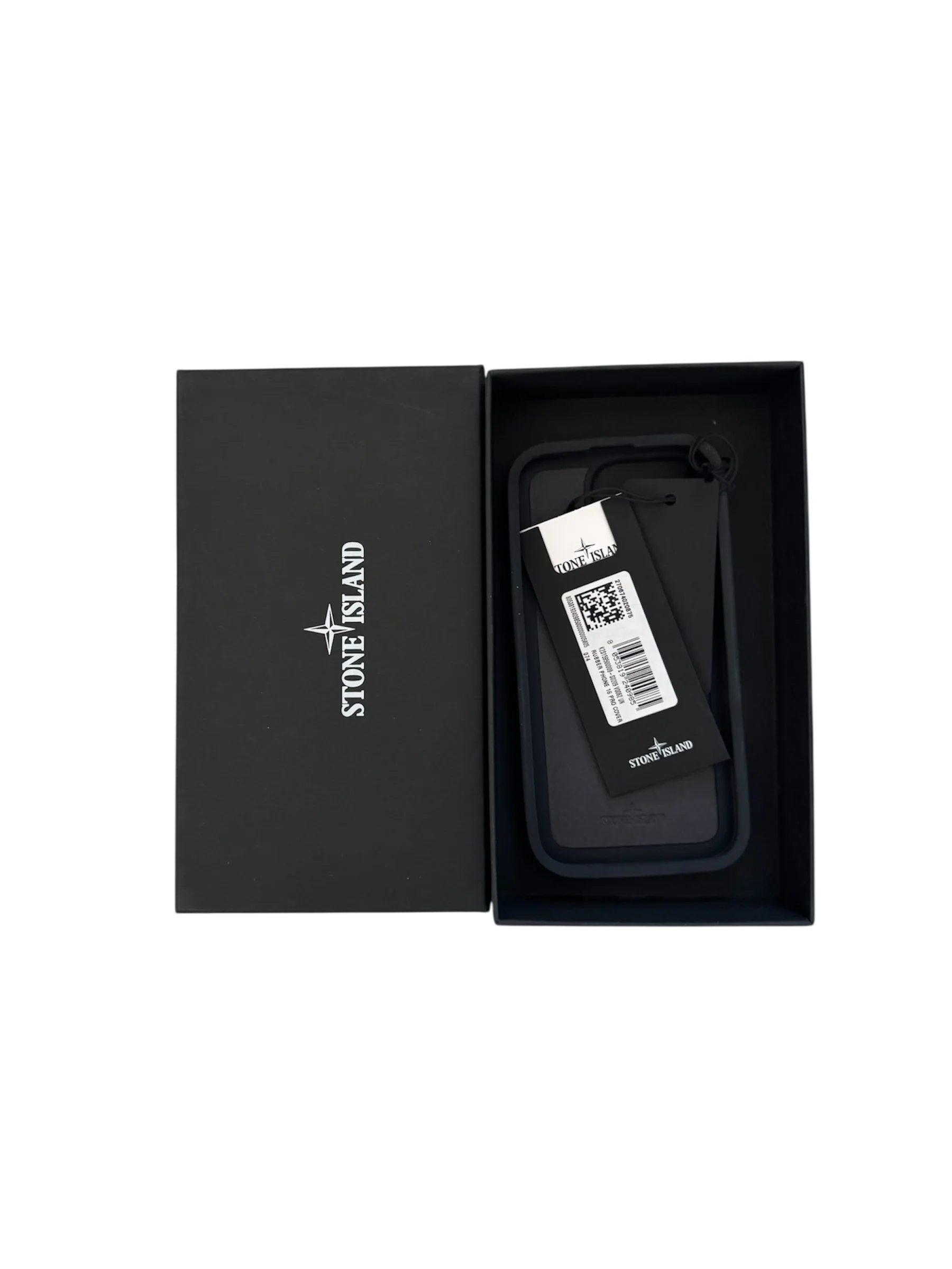 Stone Island Rubberized iPhone 16 Grey Cover - Image 2
