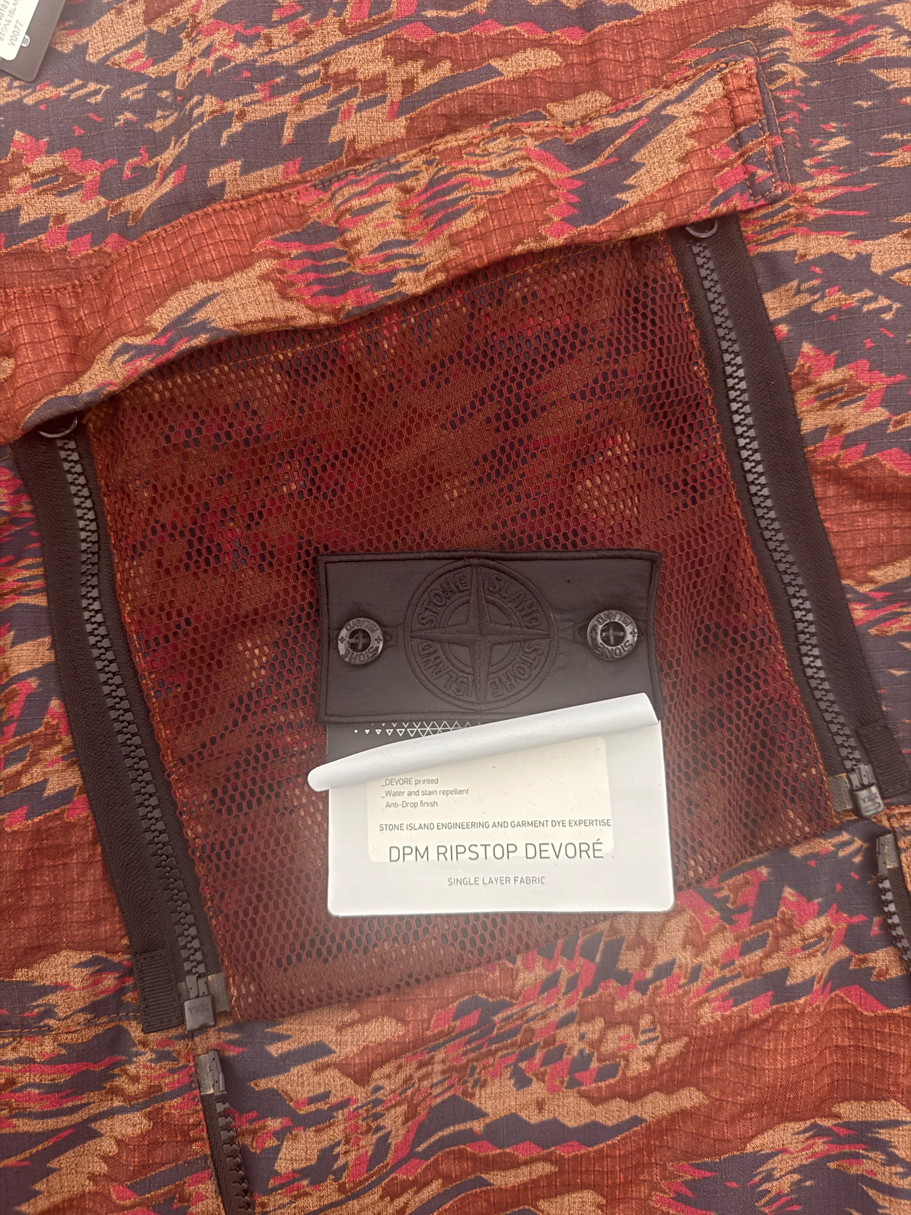 Stone Island Shadow Project 'DPM Ripstop Devorè' Smock - Large - Image 3