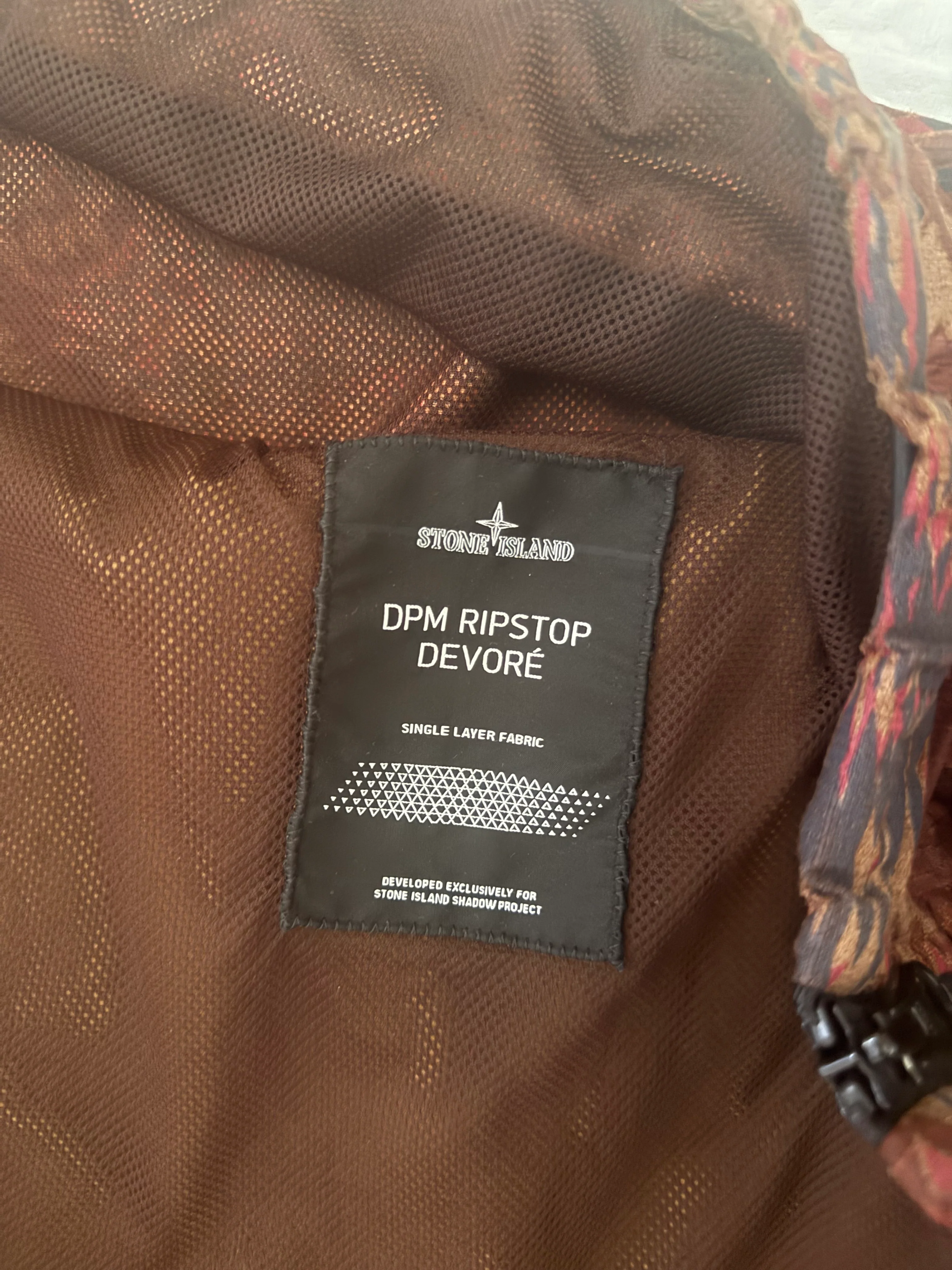 Stone Island Shadow Project 'DPM Ripstop Devorè' Smock - Large - Image 4