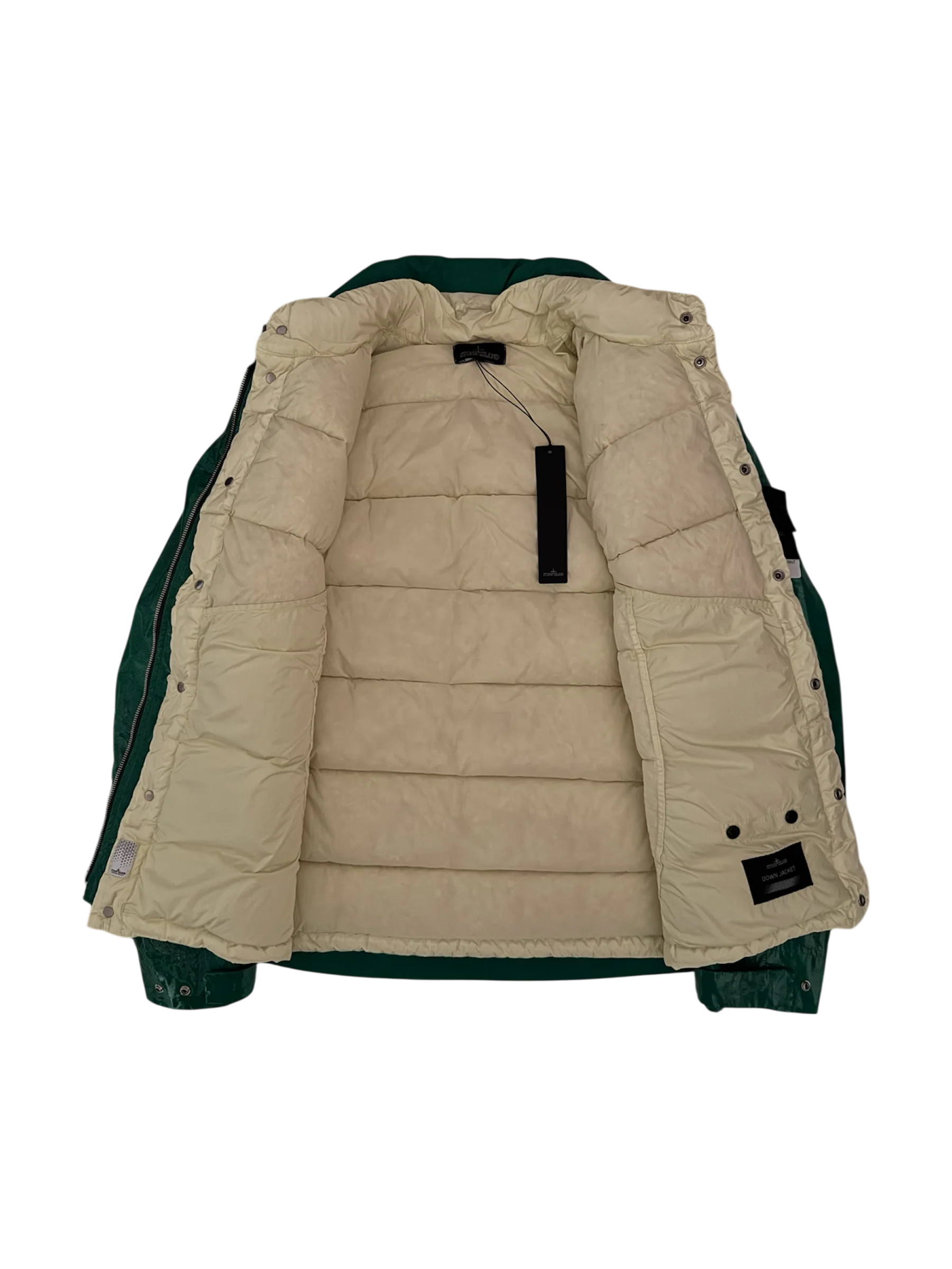 Stone Island Shadow Project Green 'Glass Poplin' Liner Jacket - Large - Image 2