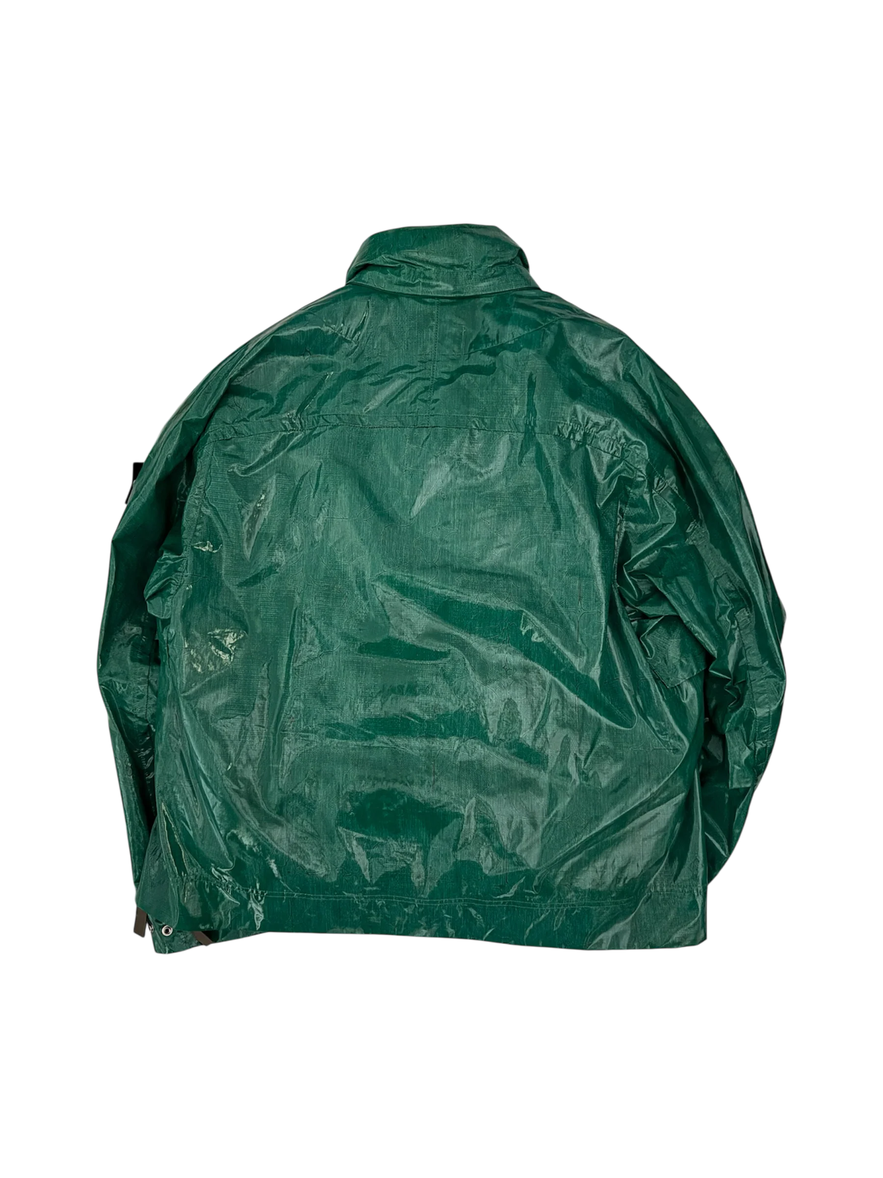Stone Island Shadow Project Green 'Glass Poplin' Liner Jacket - Large - Image 3