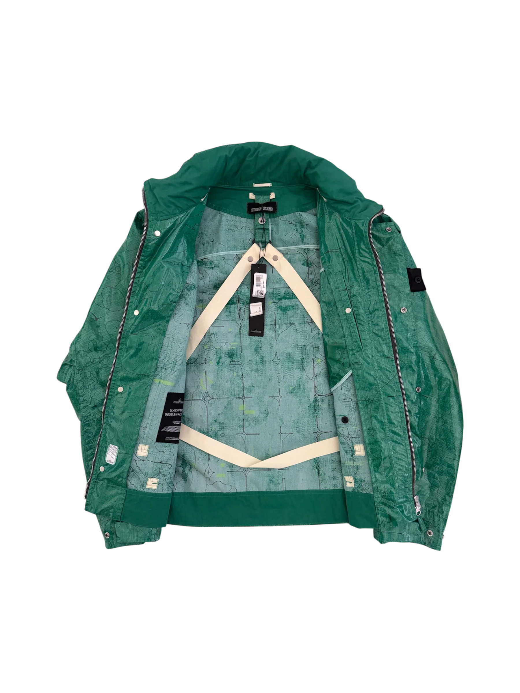 Stone Island Shadow Project 'Glass Poplin' Jacket - Medium - Image 2