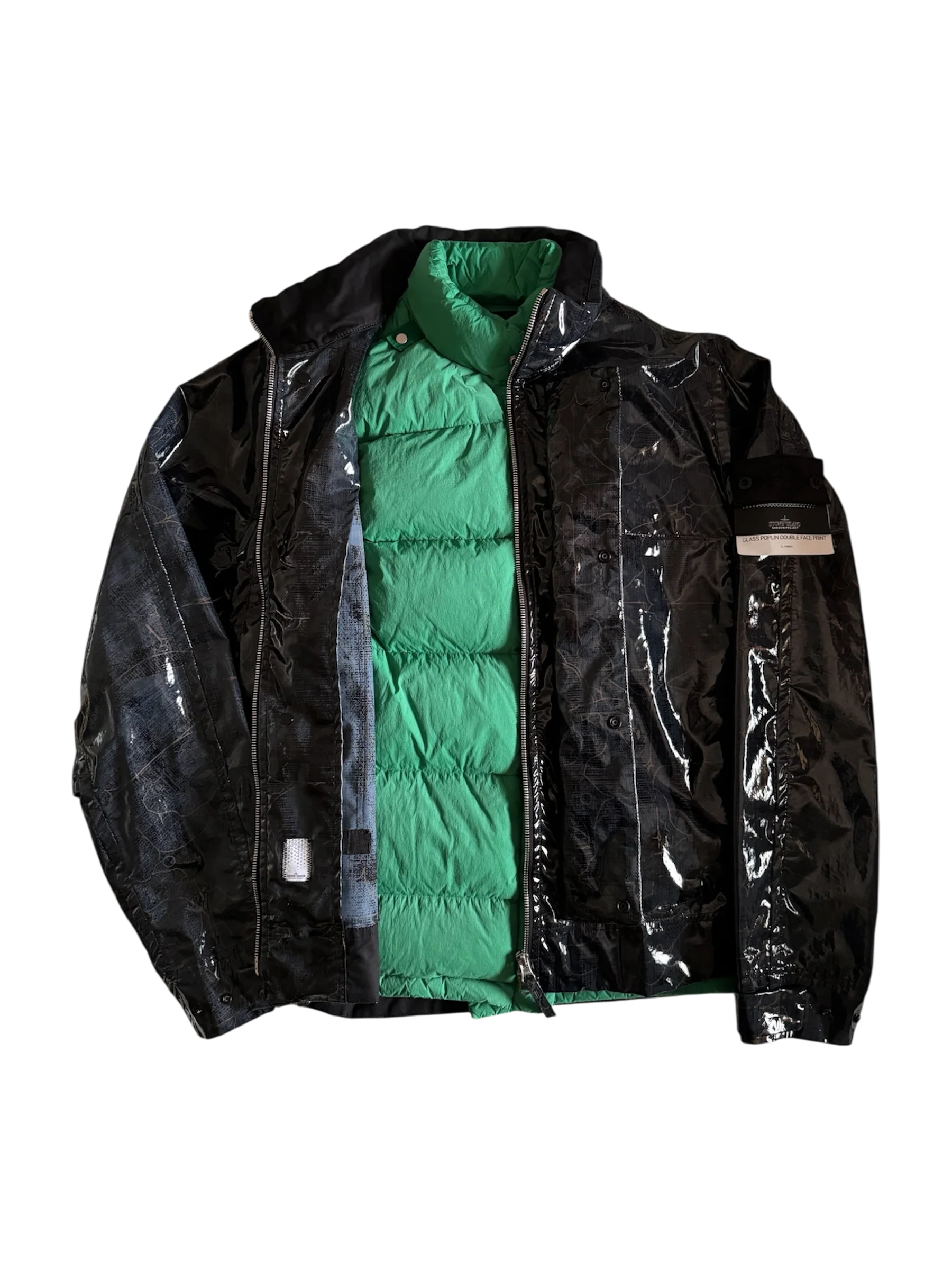 Stone Island Shadow Project 'Glass Poplin' Puffer - Medium - Image 2