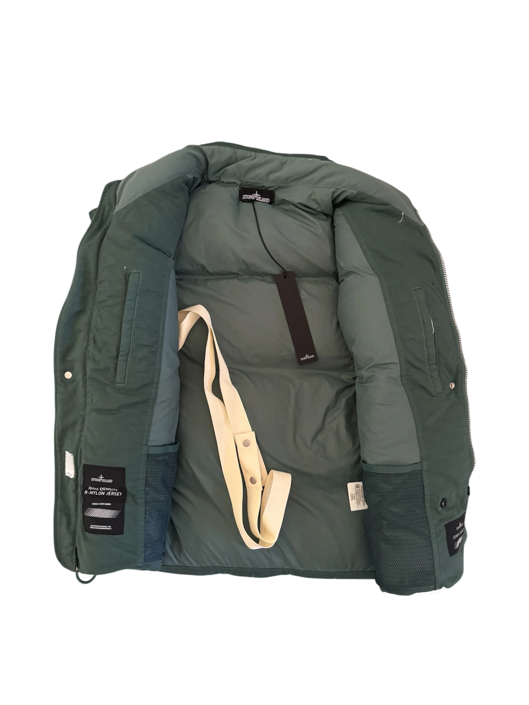 Stone Island Shadow Project Green 'High Density R-Nylon Jersey' BodyWarmer - XL - Image 2