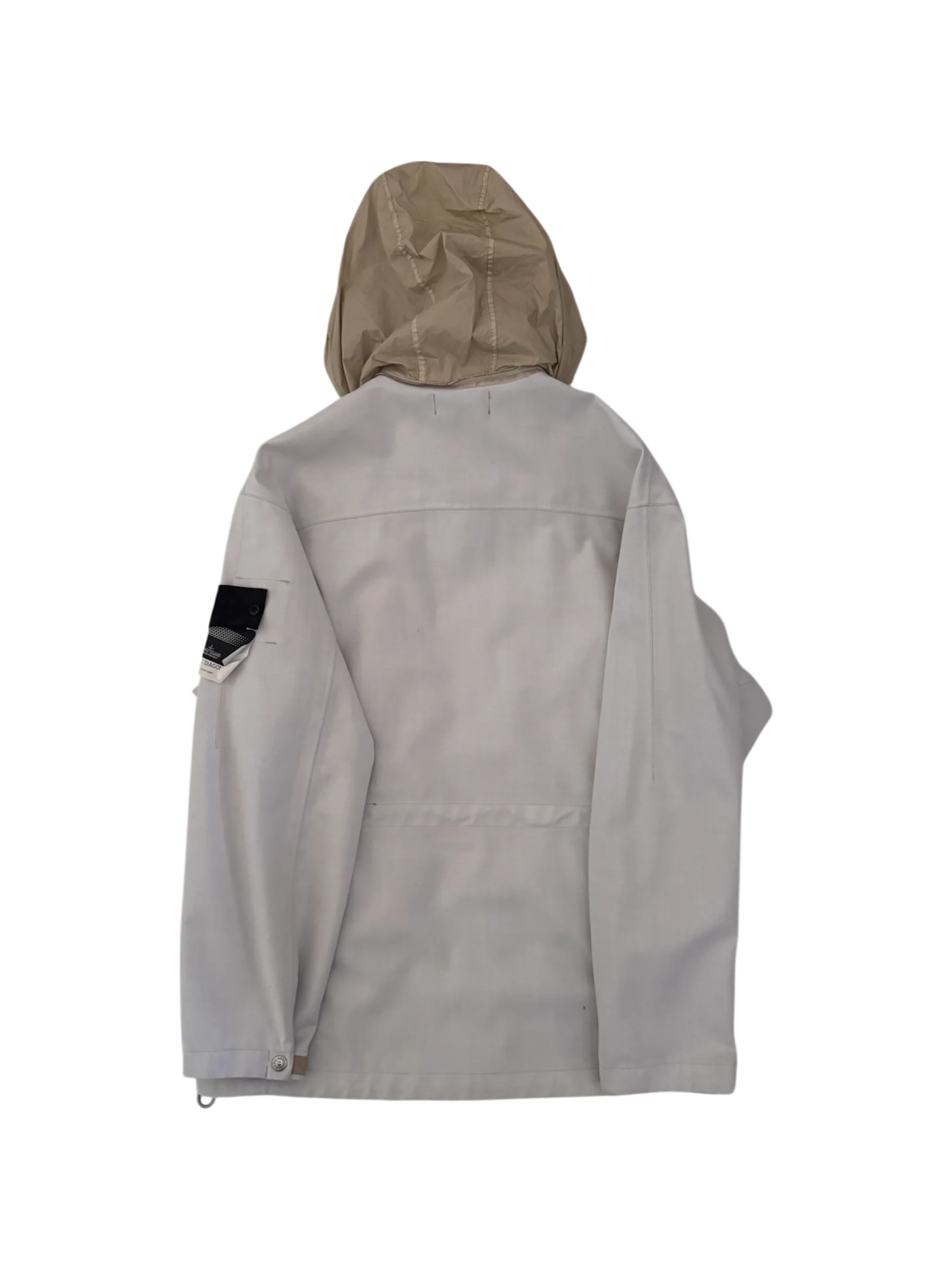 Stone Island Shadow Project Grey 'Poly Wool Diagonal 3L' Jacket - Medium - Image 3