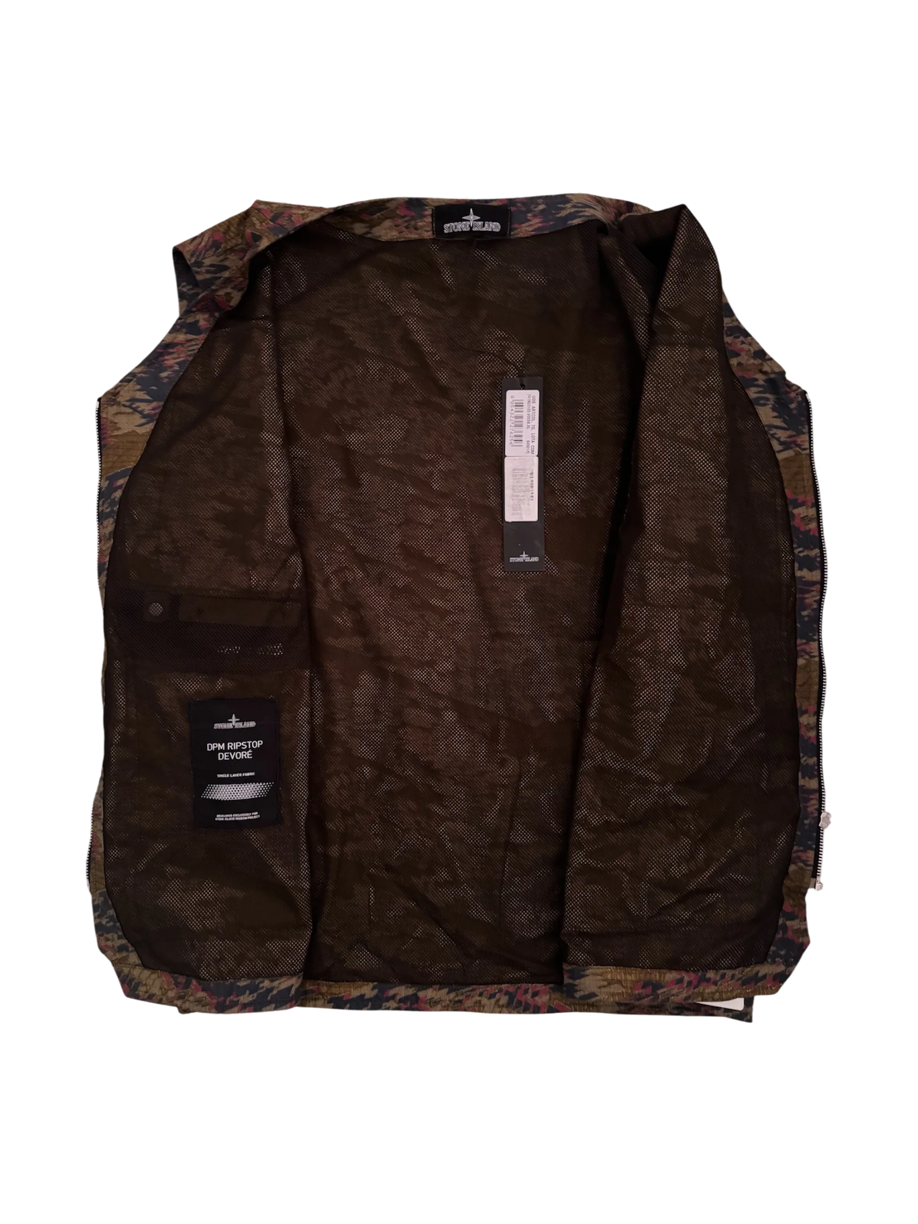 Stone Island Shadow Project Khaki 'DPM Ripstop Devorè' Vest - XL - Image 2