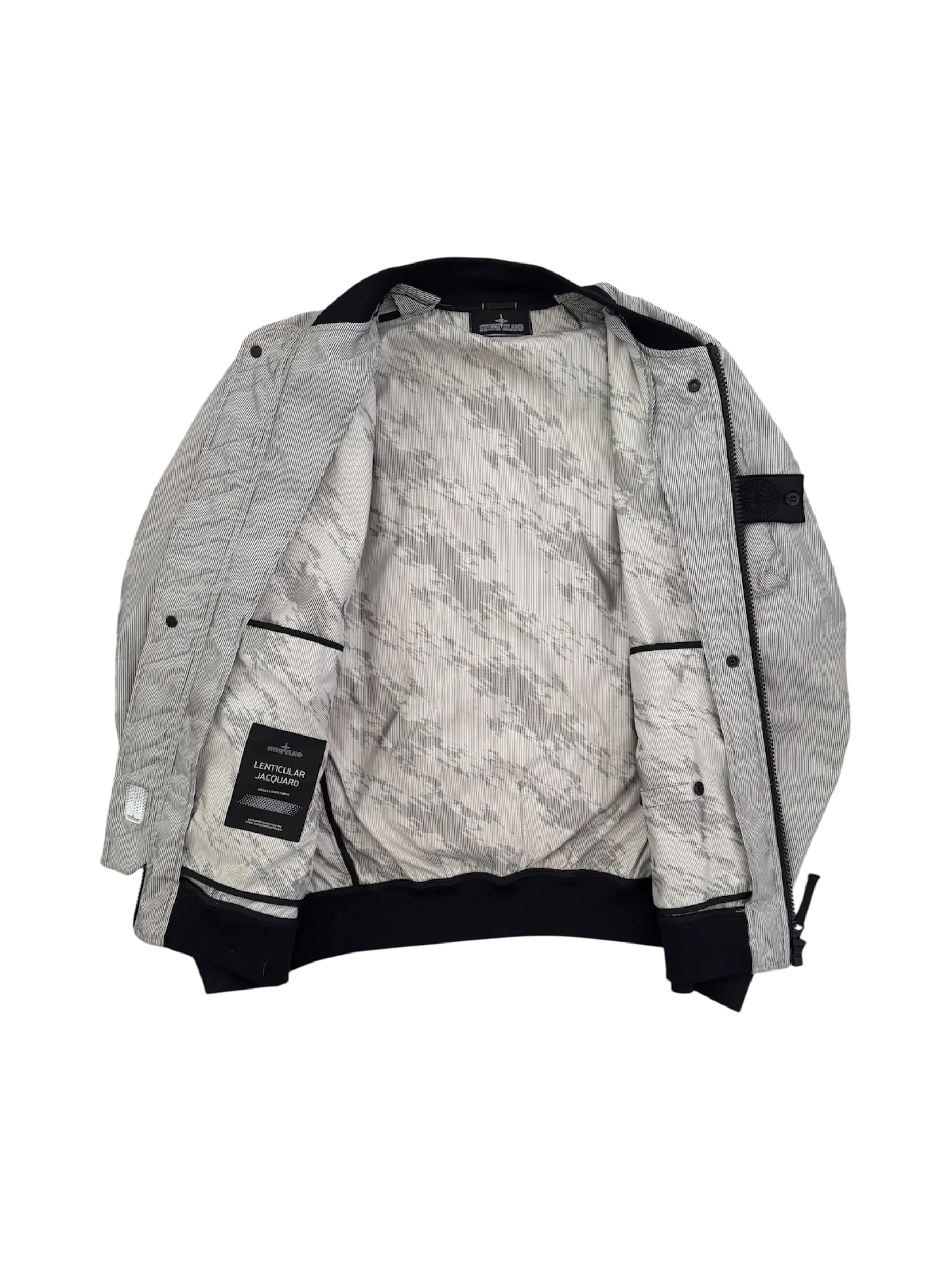 Stone Island Shadow Project 'Lenticular Jacquard' Bomber - Medium - Image 3