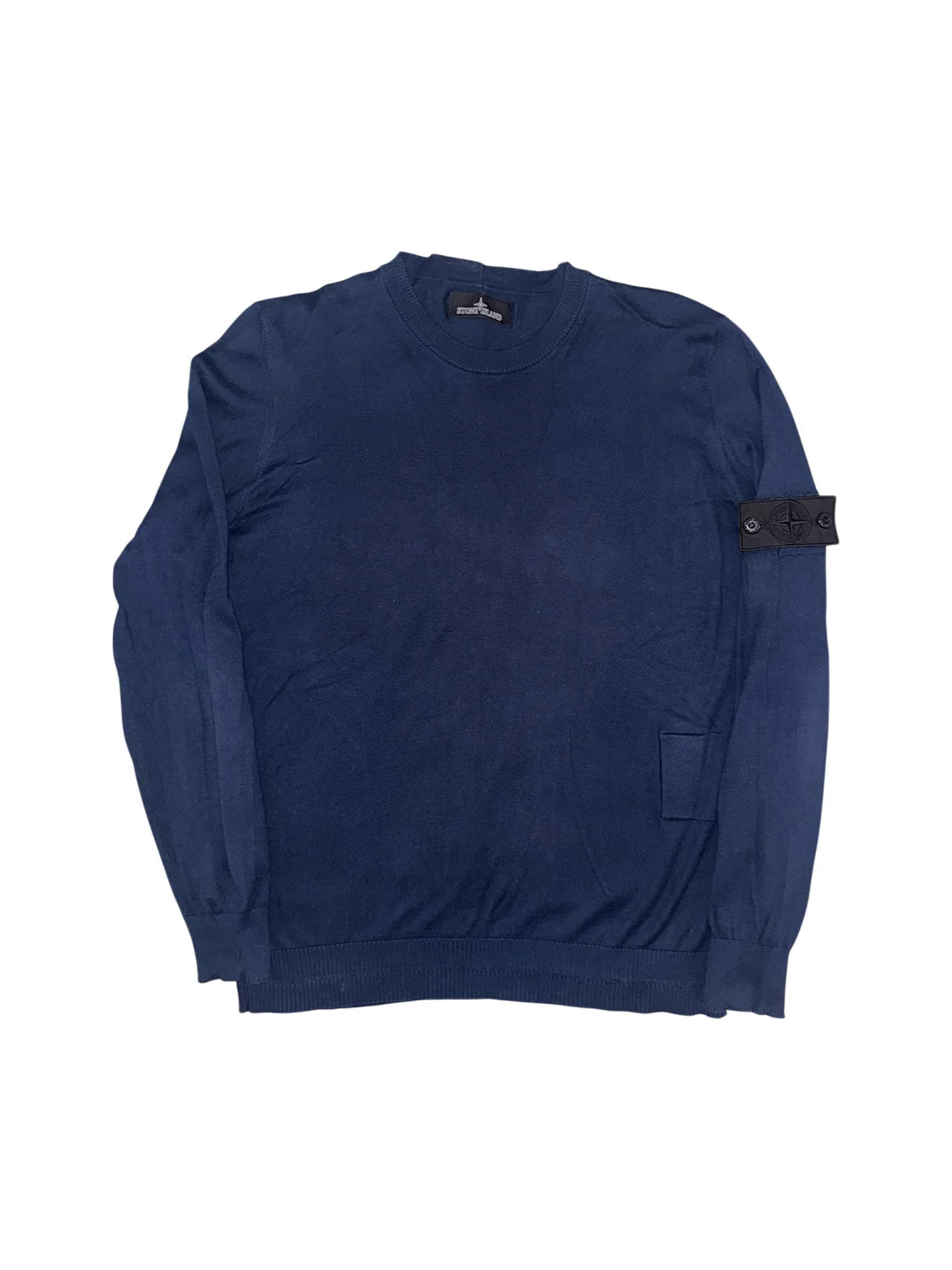 Stone Island Shadow Project Navy Jumper - Large