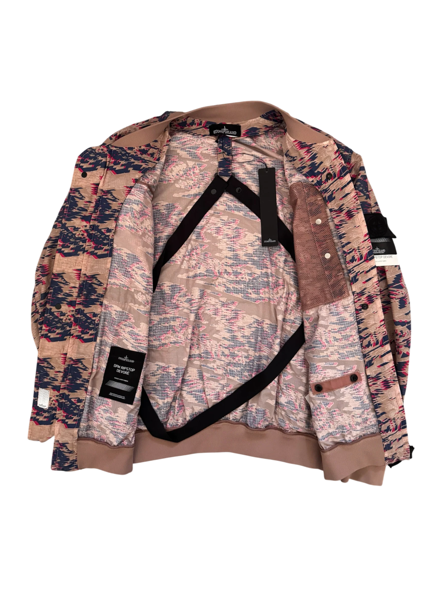 Stone Island Shadow Project Pink 'DPM Ripstop Devorè' Jacket - Medium - Image 2