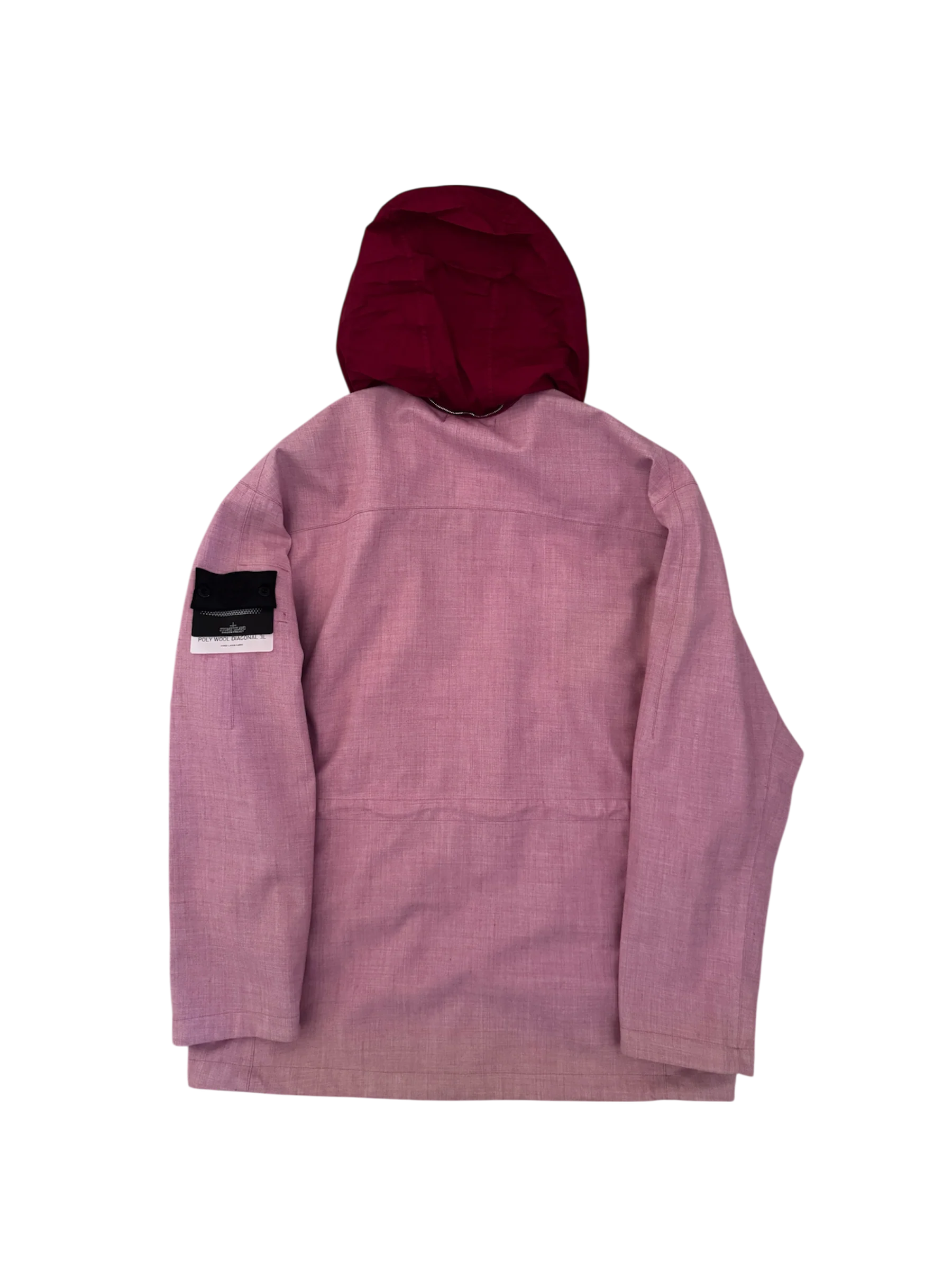 Stone Island Shadow Project Pink 'Poly Wool Diagonal 3L' Jacket - Large - Image 4