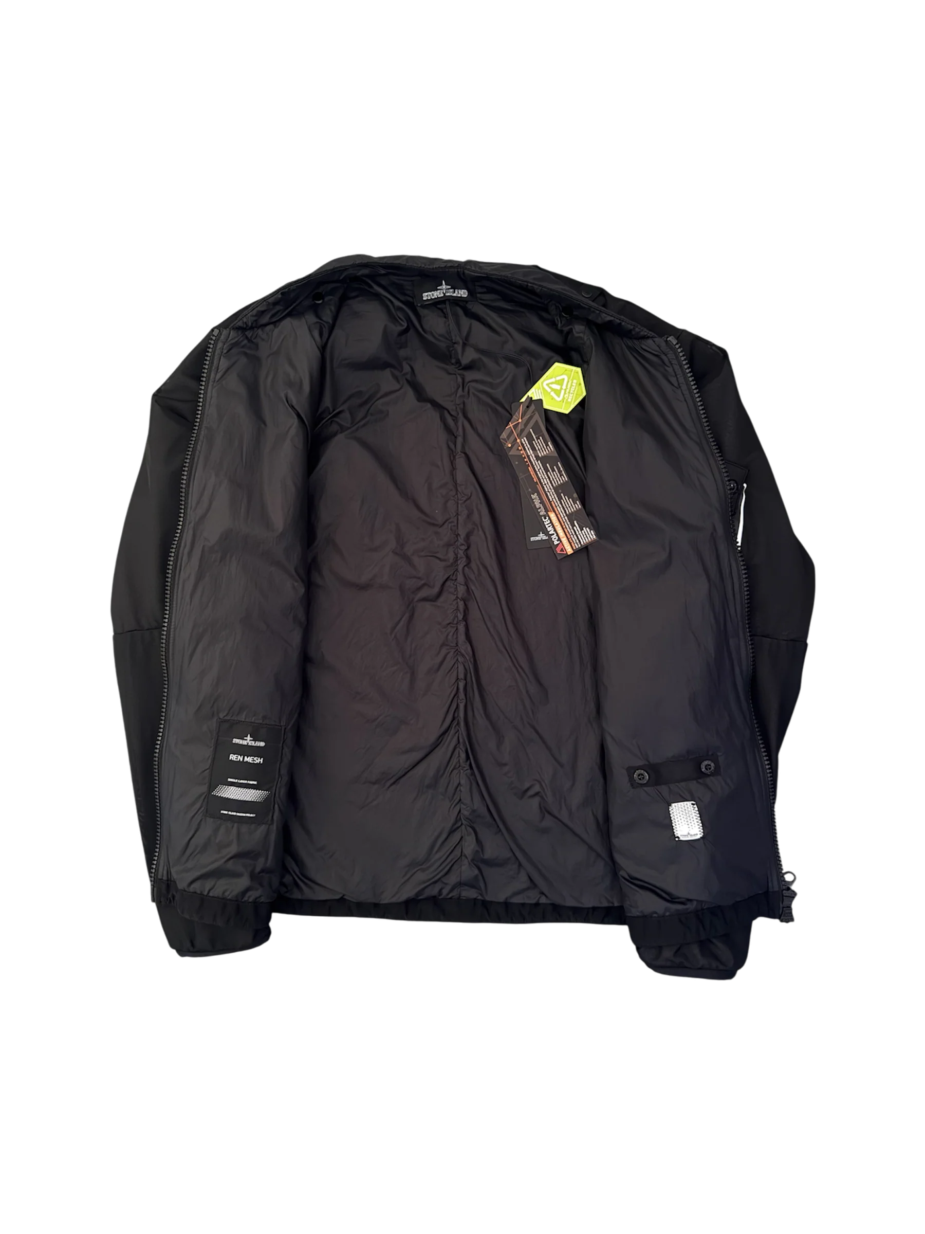 Stone Island Shadow Project 'Ren Mesh' Black Jacket - Large - Image 2