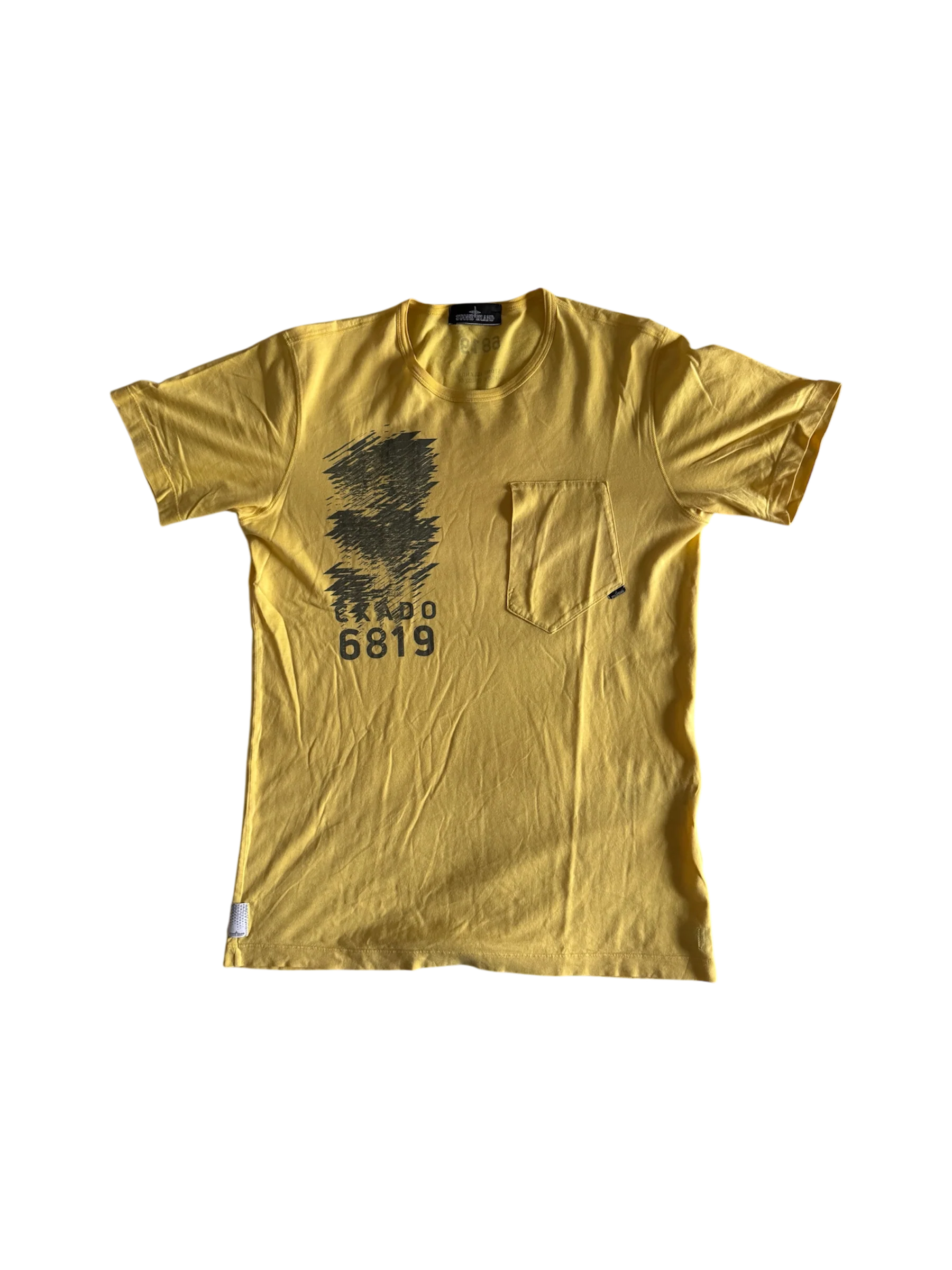Stone Island Shadow Project Yellow T-Shirt - Medium