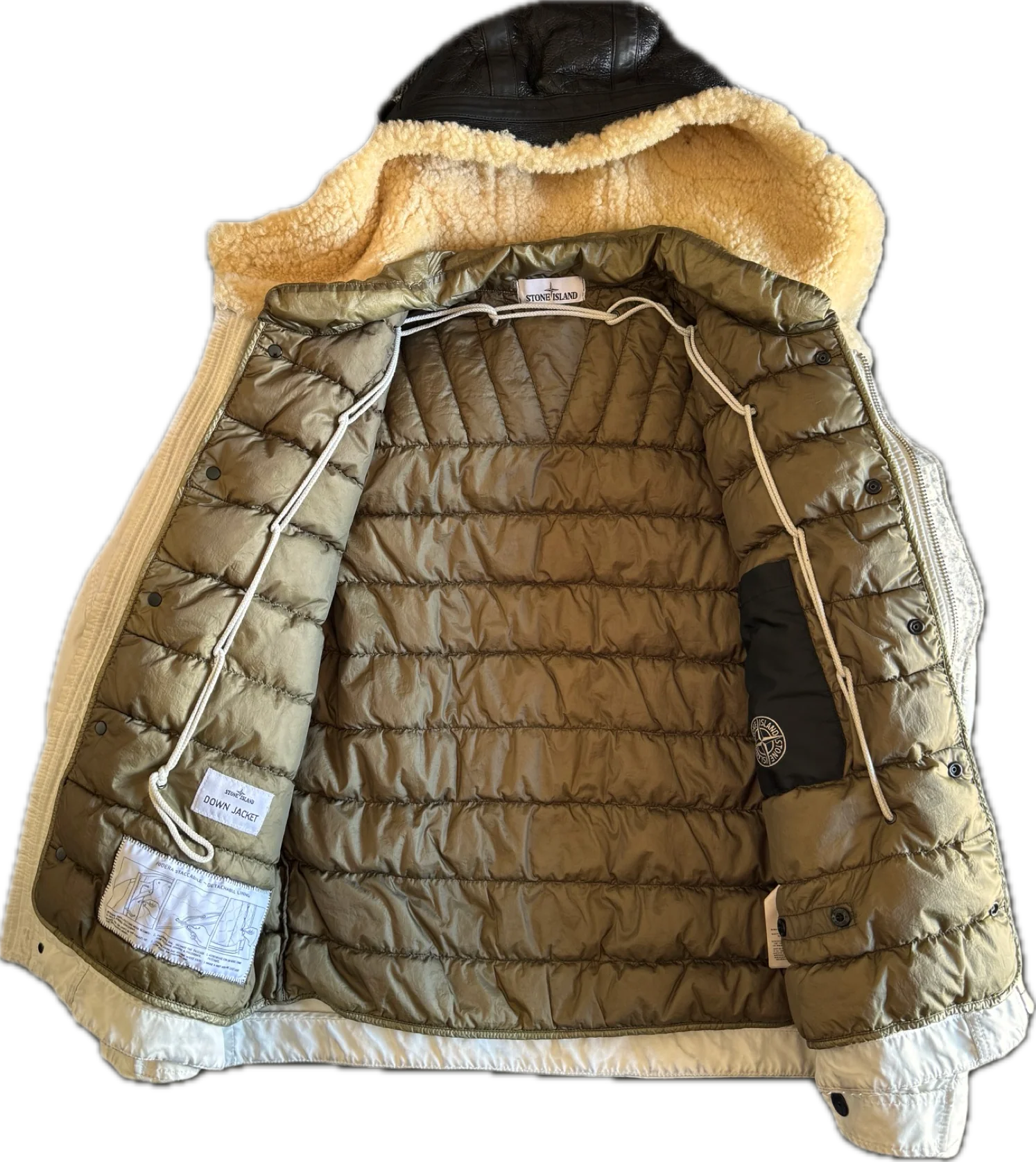 Stone Island 'Sheepskin David TC' Jacket - Large - Image 2