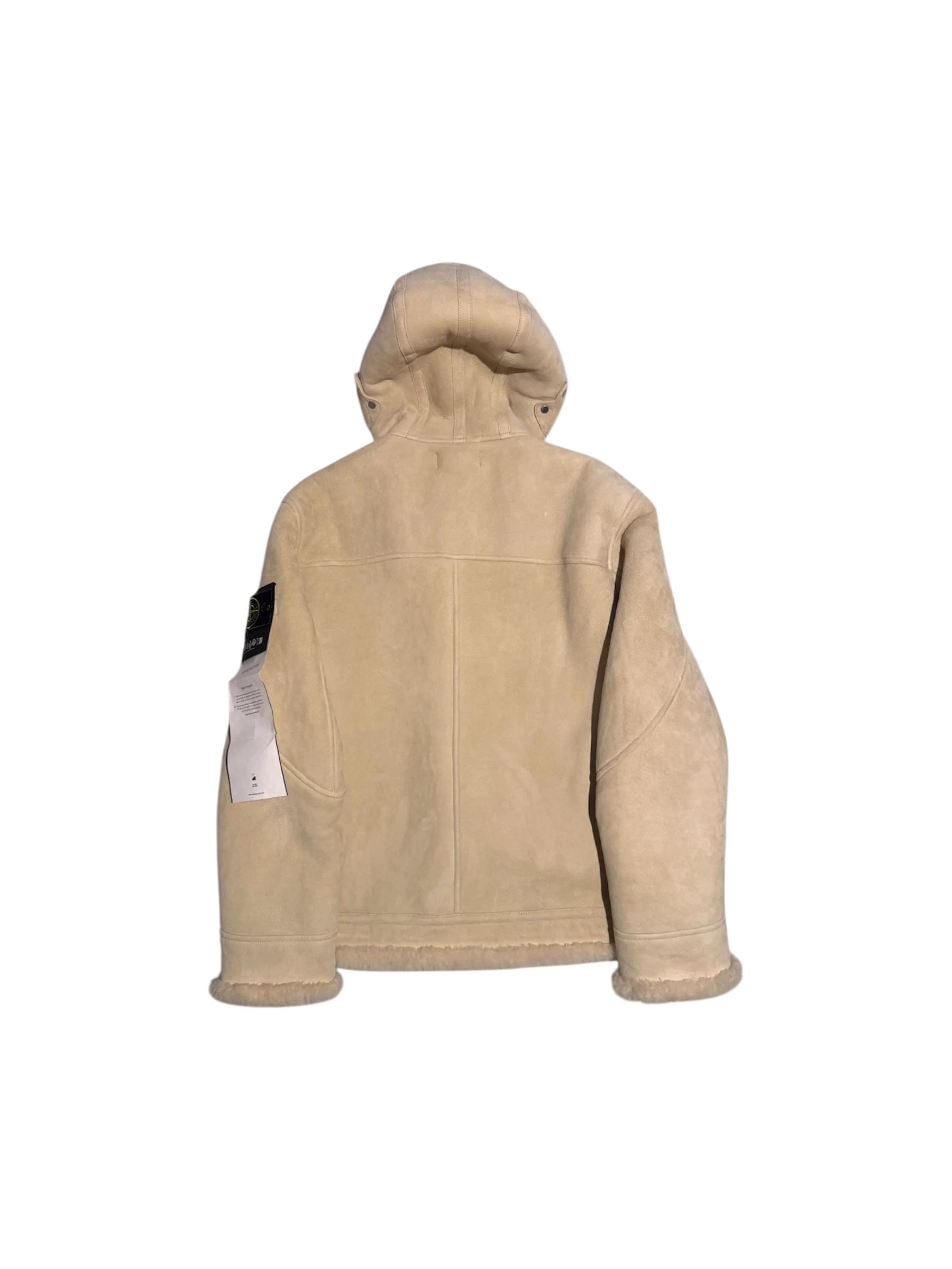 Stone Island 'Suede Sheepskin' Jacket - Large - Image 2