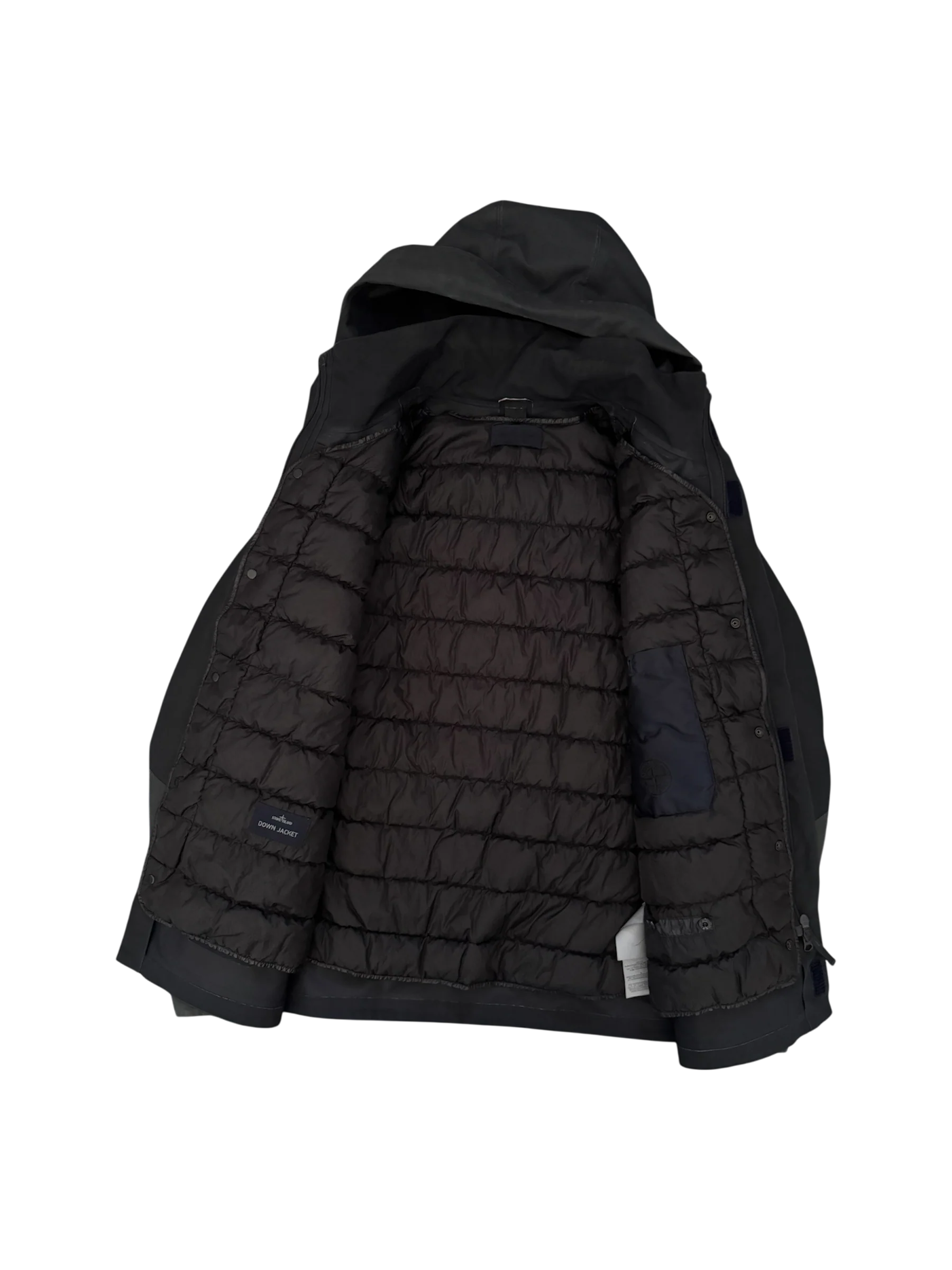 Stone Island 'Tank Shield Ghost Piece' Hooded Coat - Large - Image 2