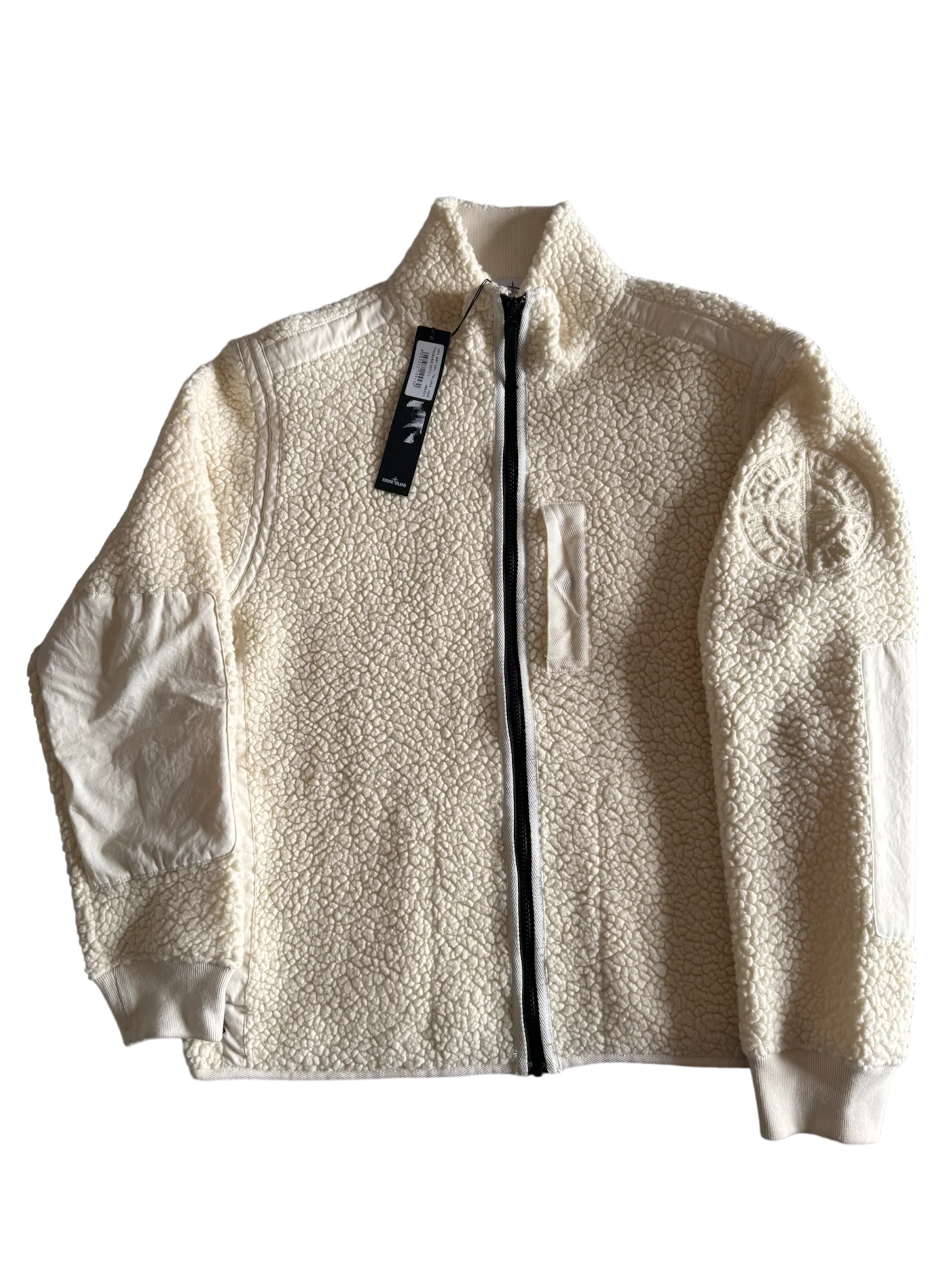 Stone Island Teddy Cream Sweatshirt - Medium