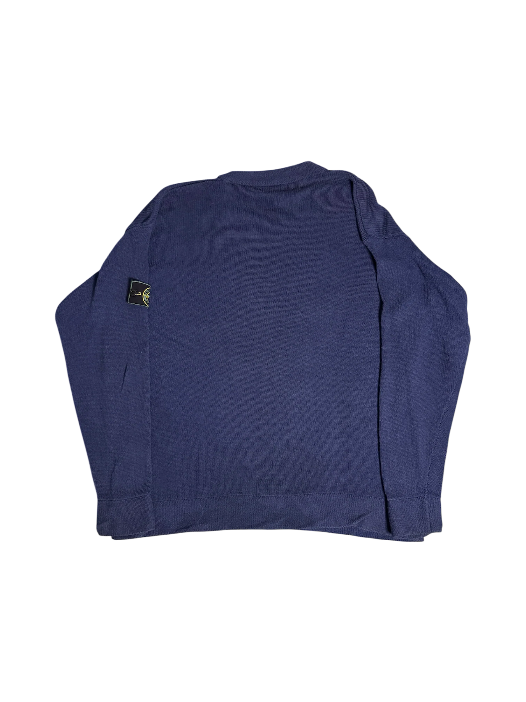 Stone Island Vintage Navy Knitwear - Large - Image 2