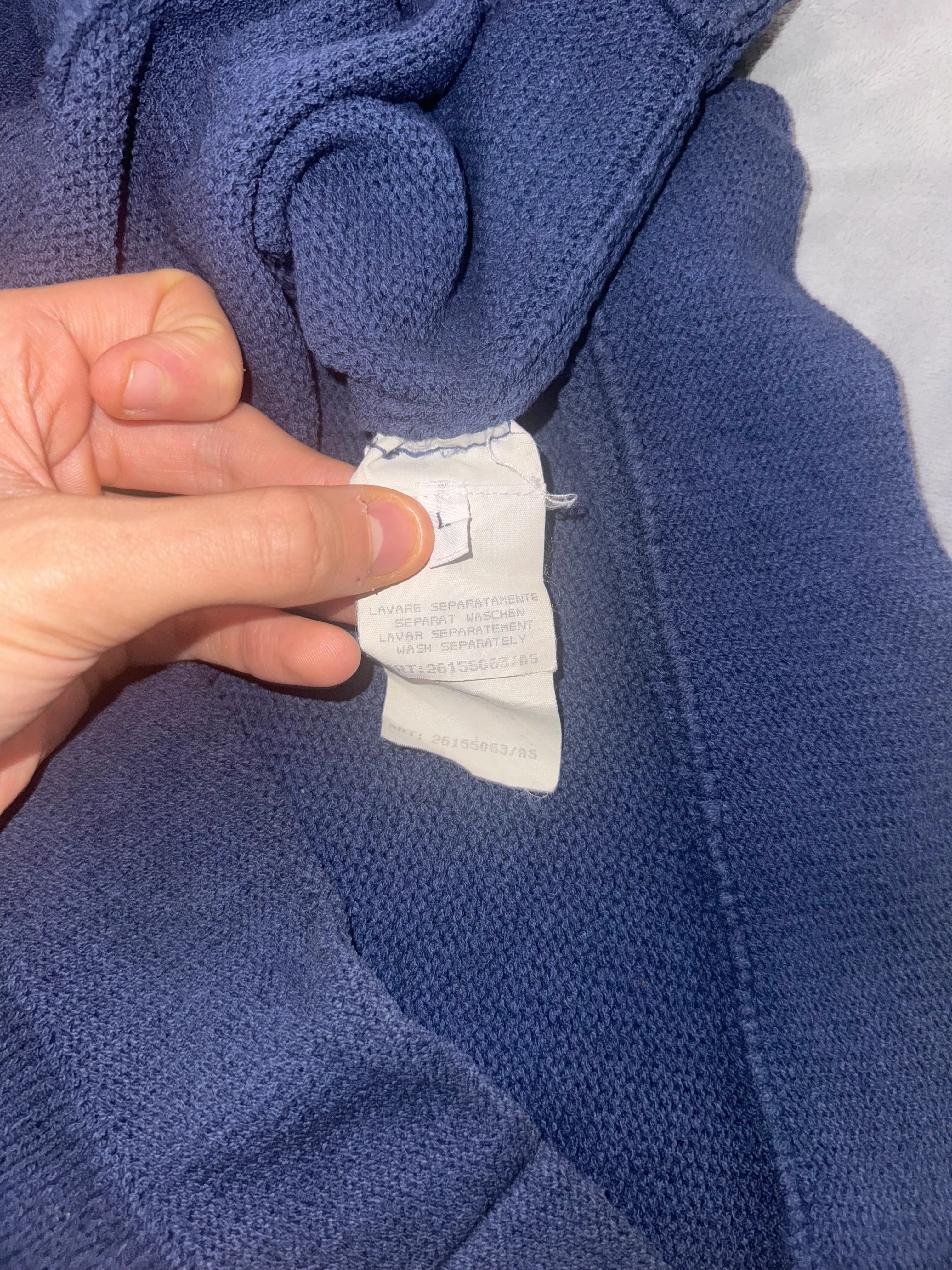 Stone Island Vintage Navy Knitwear - Large - Image 3