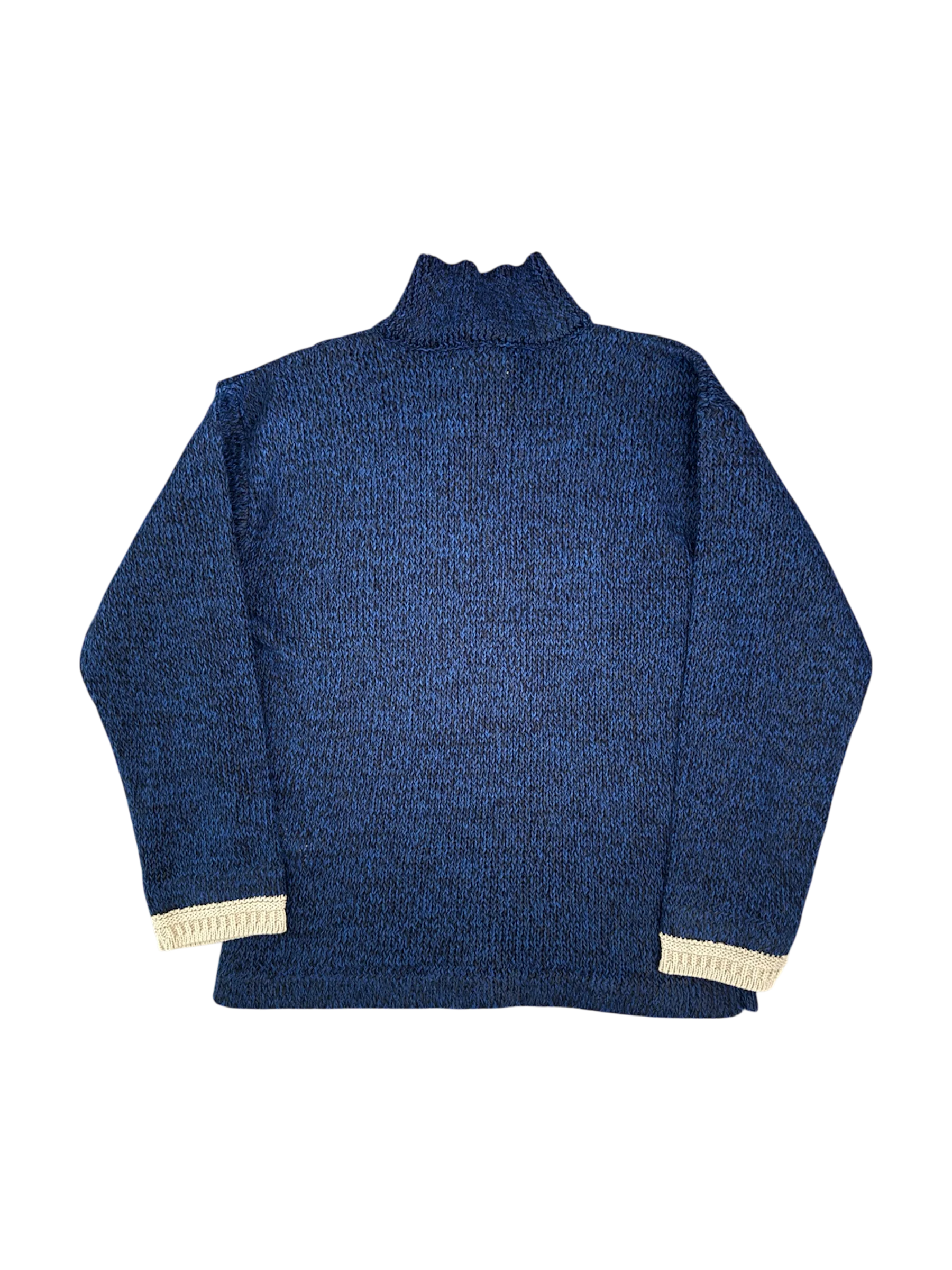 Stone Island Marina Cotton Linen Rubberized Effect Sweater - Large - Image 2