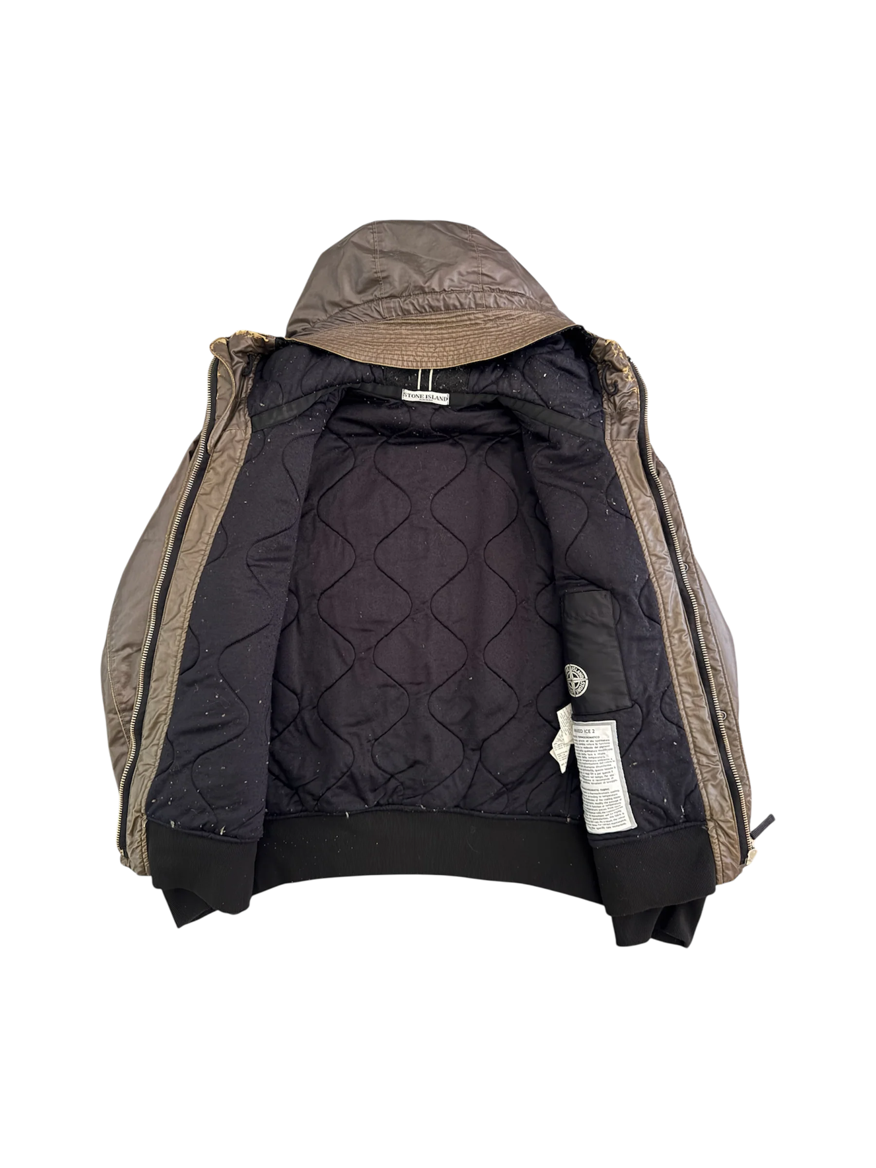 Stone Island 'Waxed Ice 2' Jacket - Large - Image 4