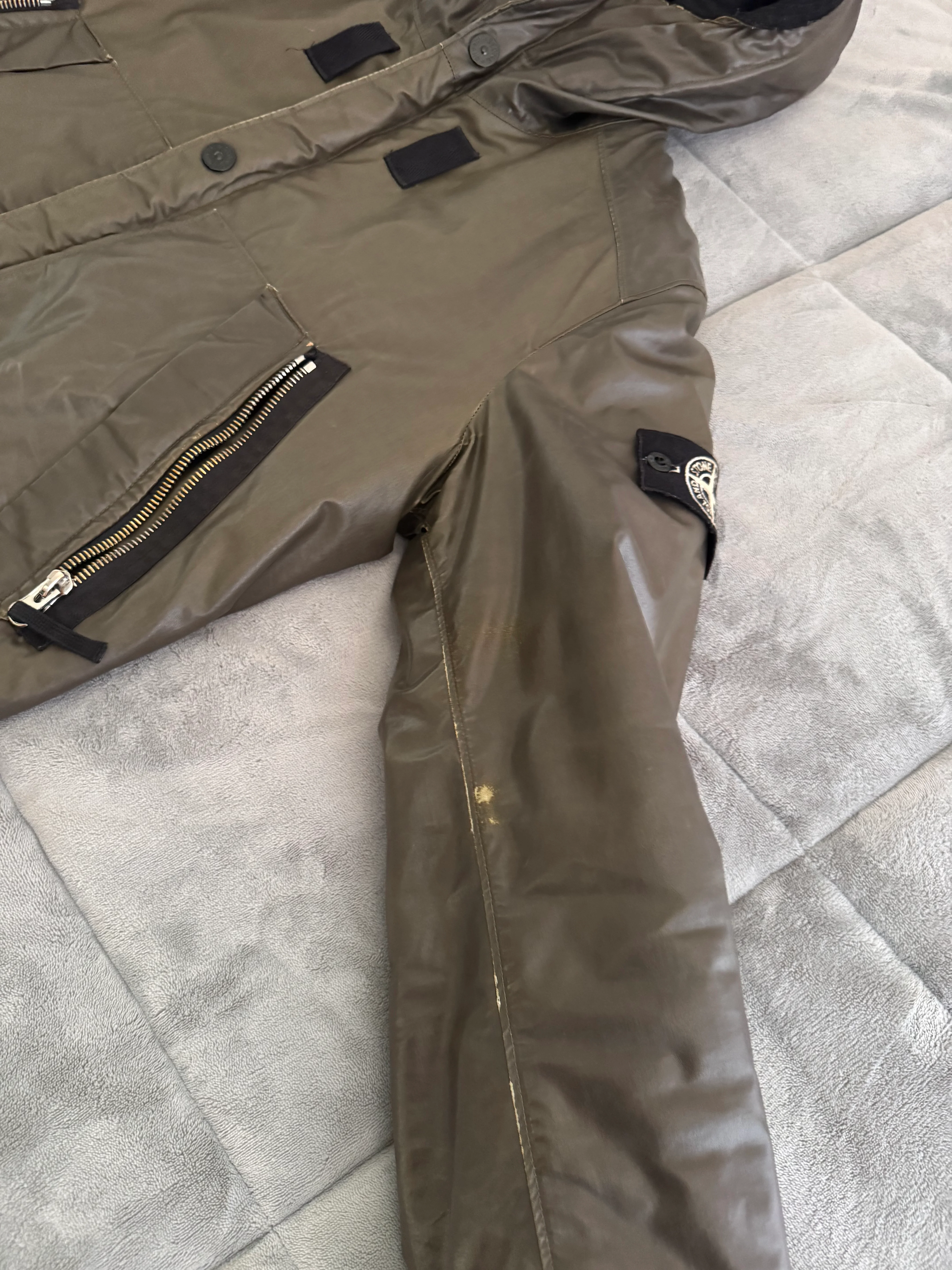 Stone Island 'Waxed Ice 2' Jacket - Large - Image 5