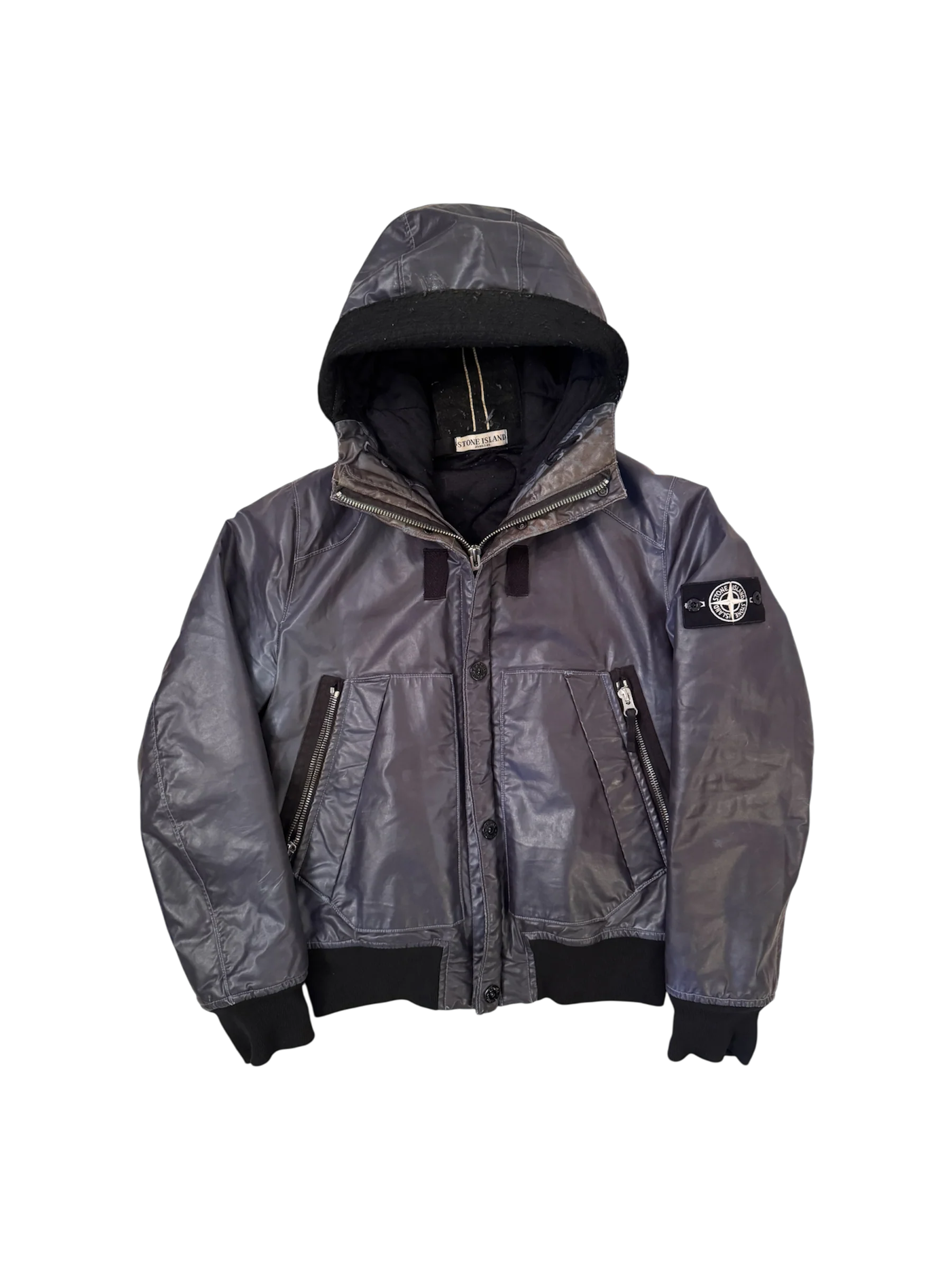 Stone Island 'Waxed Ice 2' Jacket - Small - Image 3