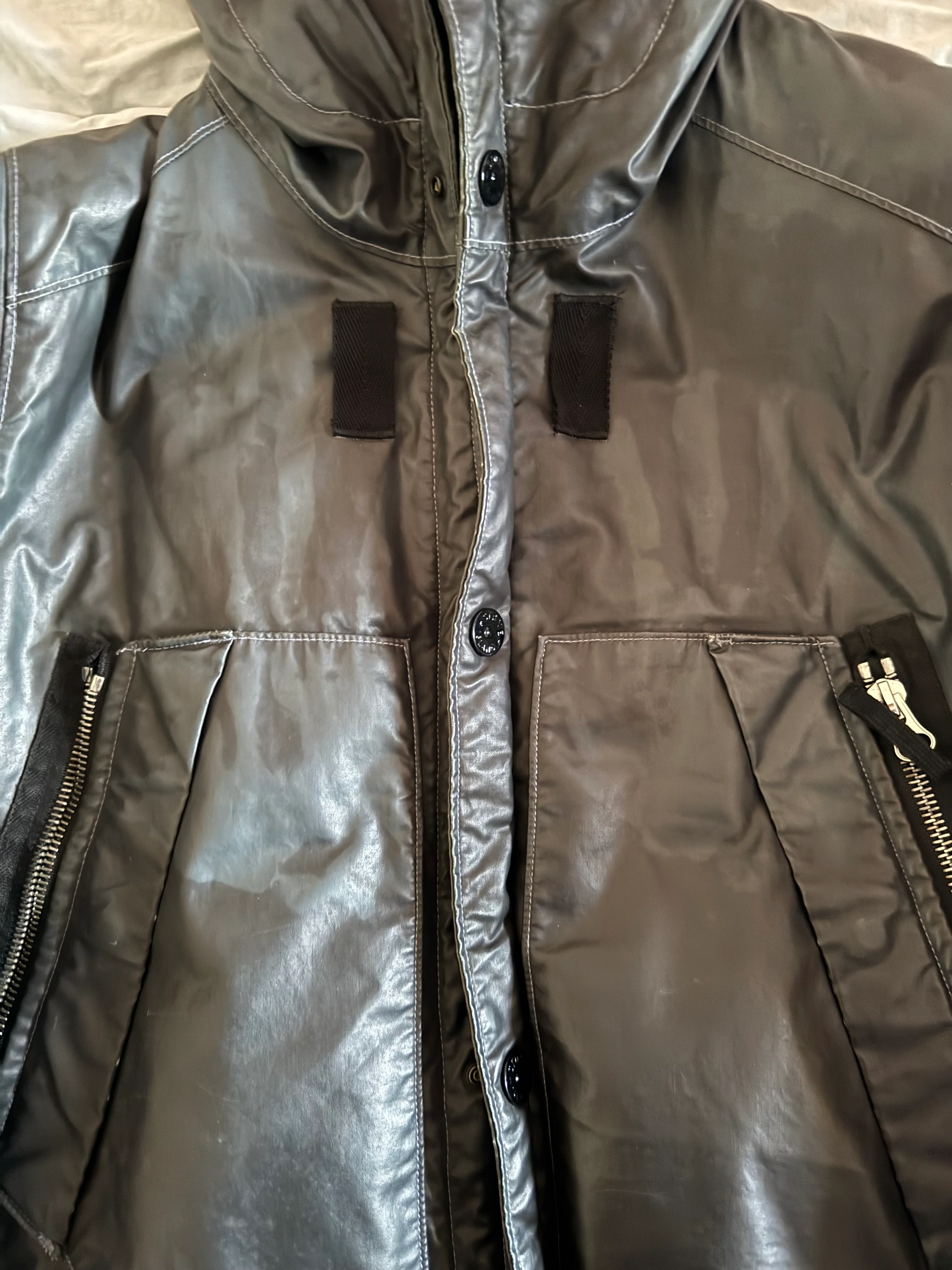 Stone Island 'Waxed Ice 2' Jacket - Small - Image 7