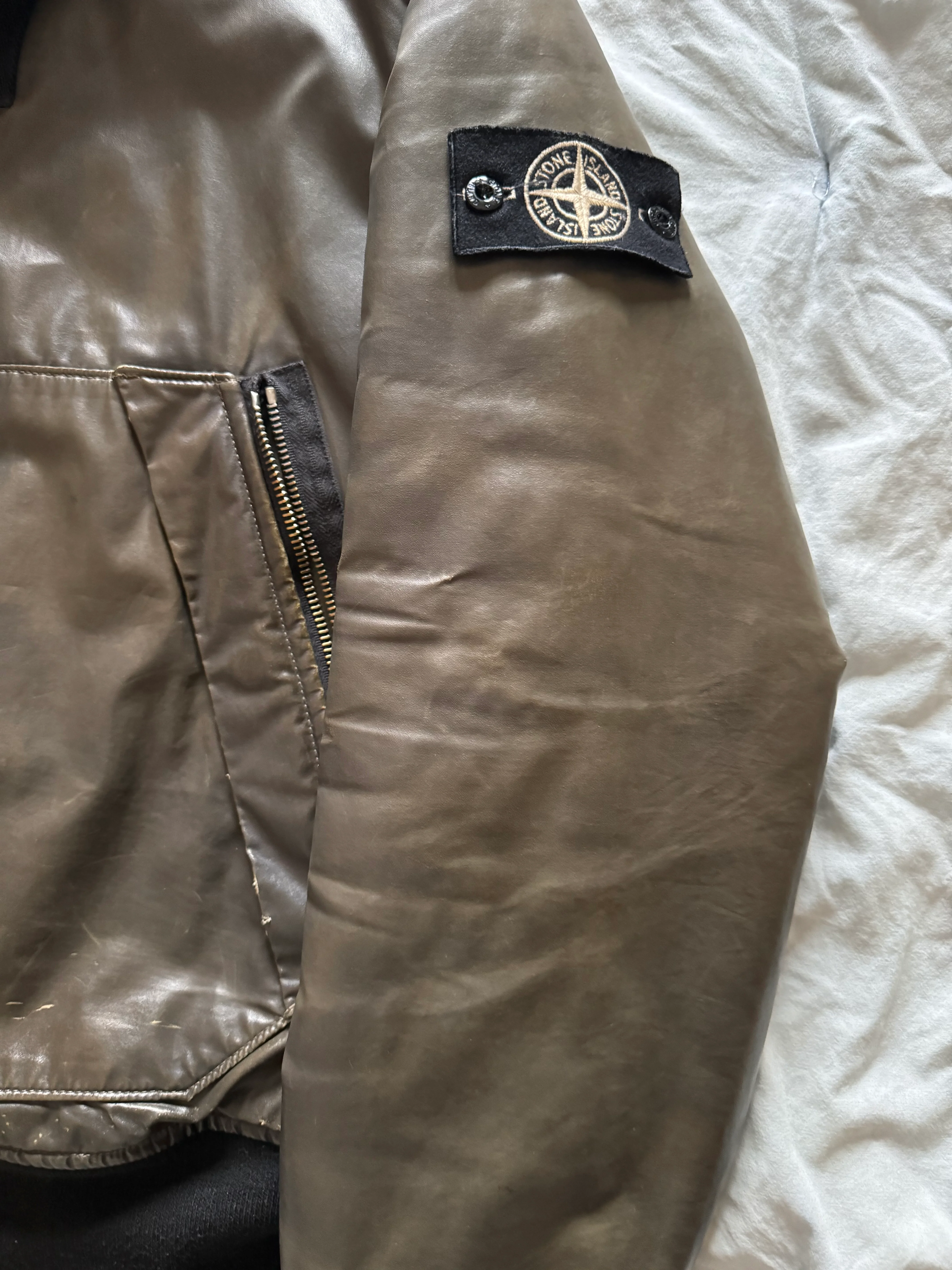 Stone Island 'Waxed Ice 2' Jacket - XL - Image 6