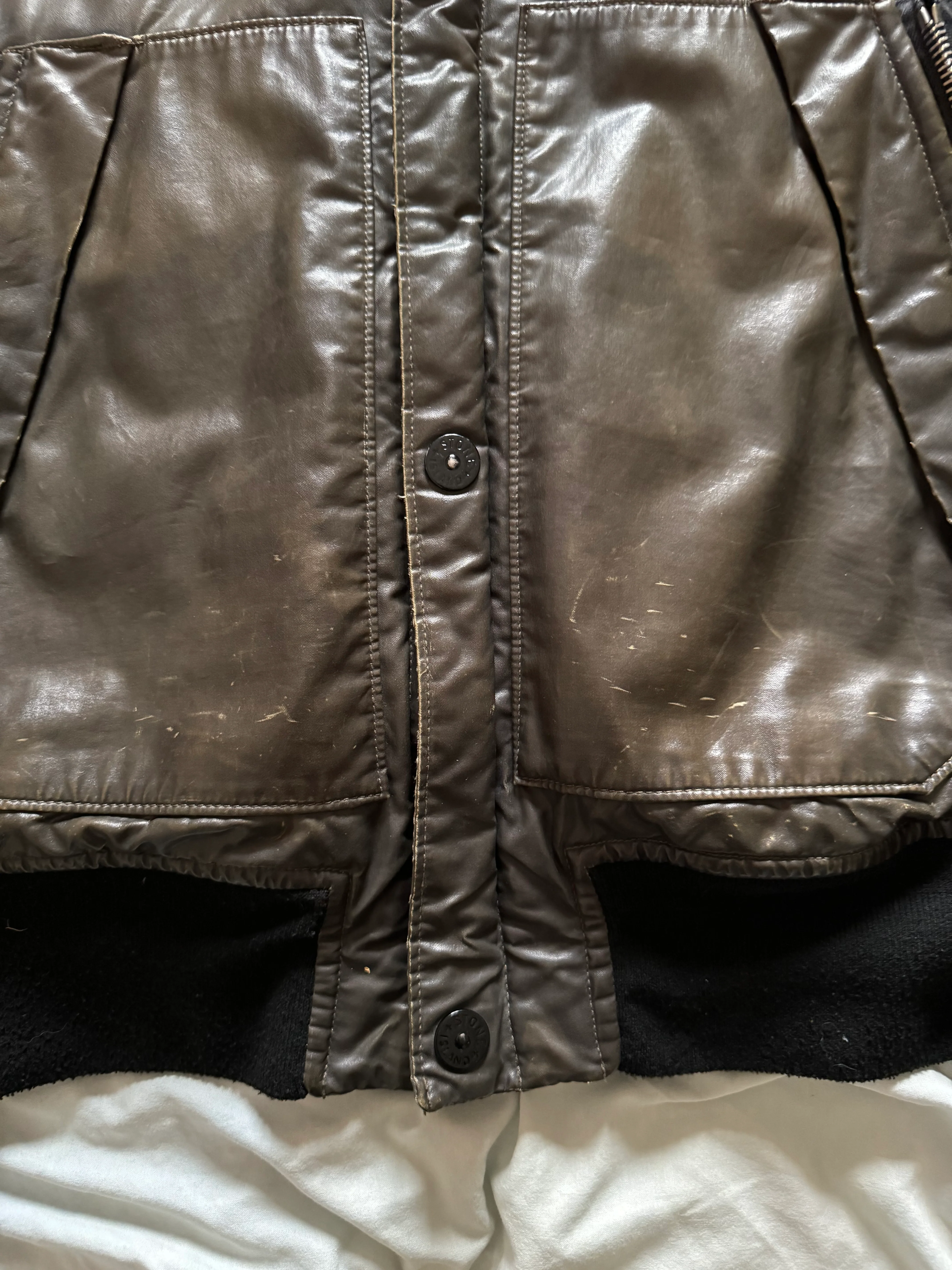Stone Island 'Waxed Ice 2' Jacket - XL - Image 7