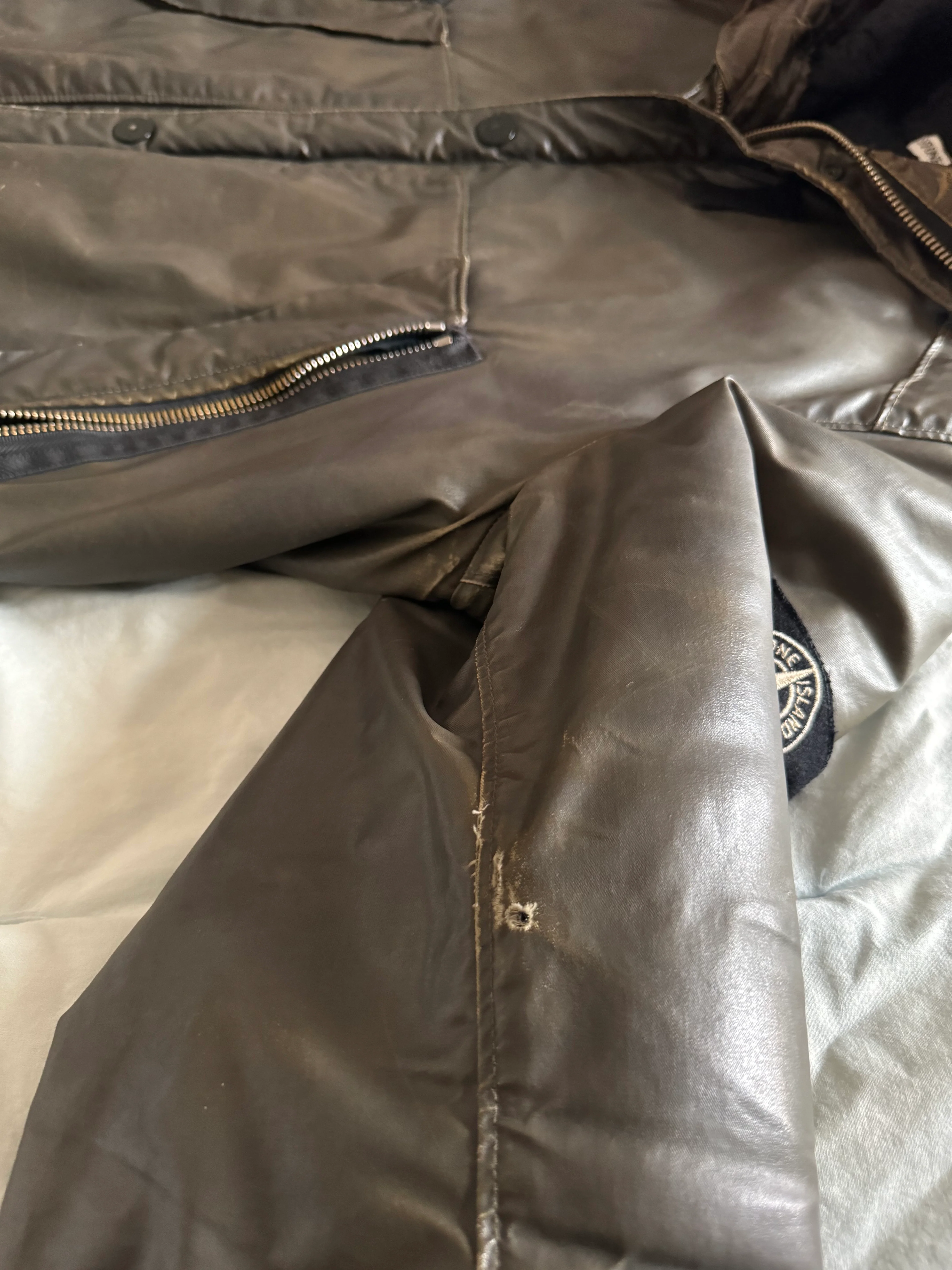 Stone Island 'Waxed Ice 2' Jacket - XL - Image 9