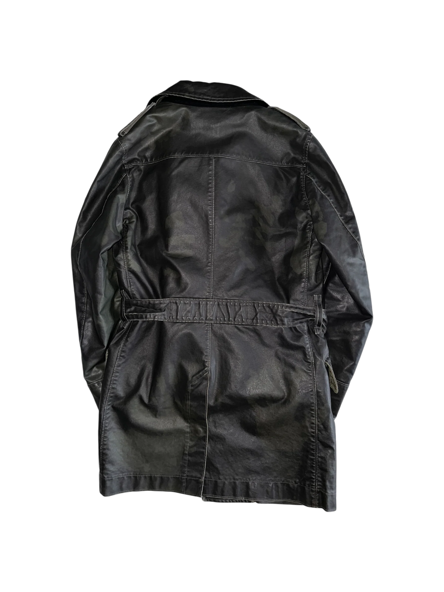 Stone Island 'Waxed Ice Heat Reactive' Trench - Medium - Image 4