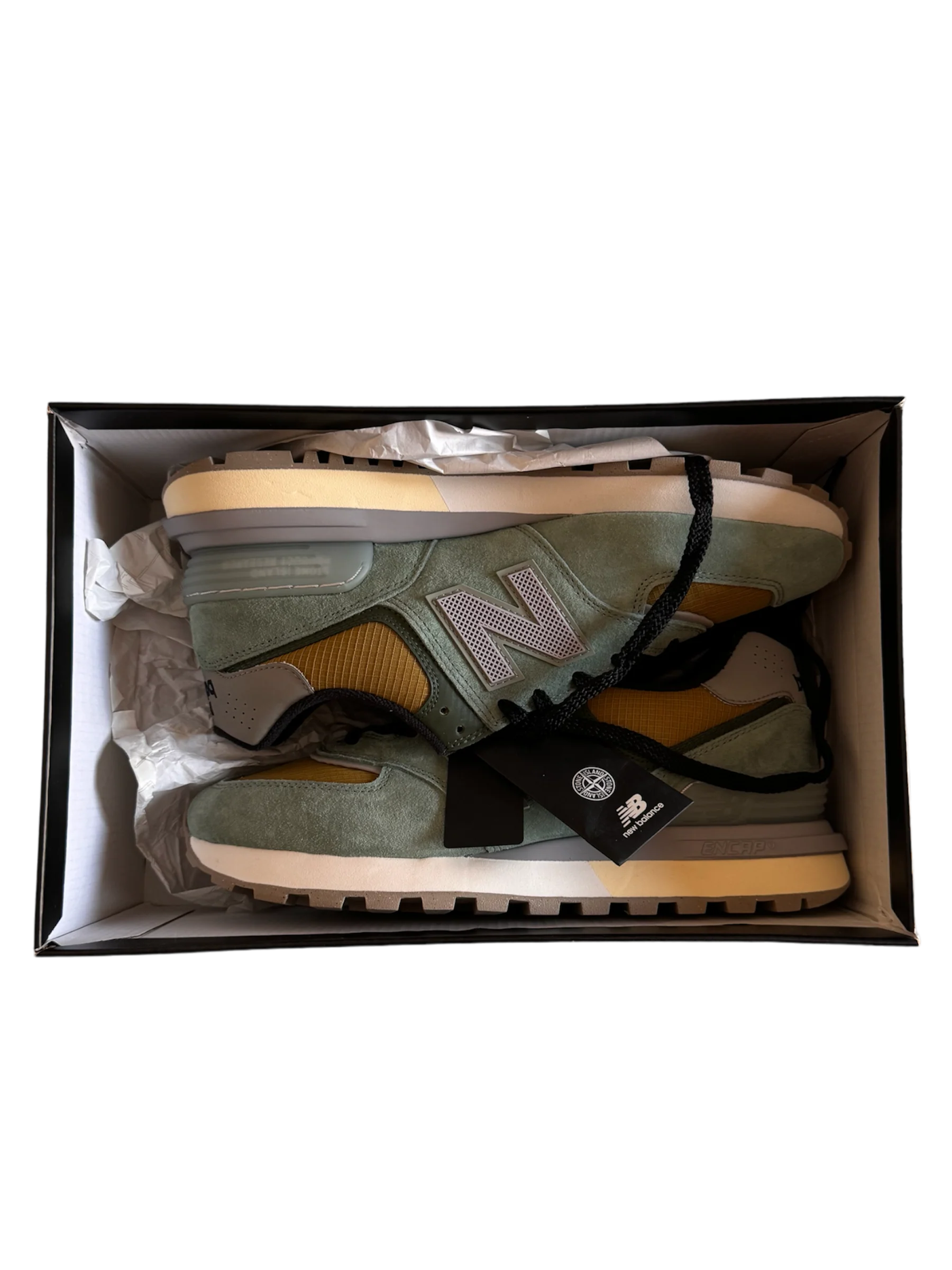 Stone Island x New Balance 574 Sneakers - 42 EU - Image 2