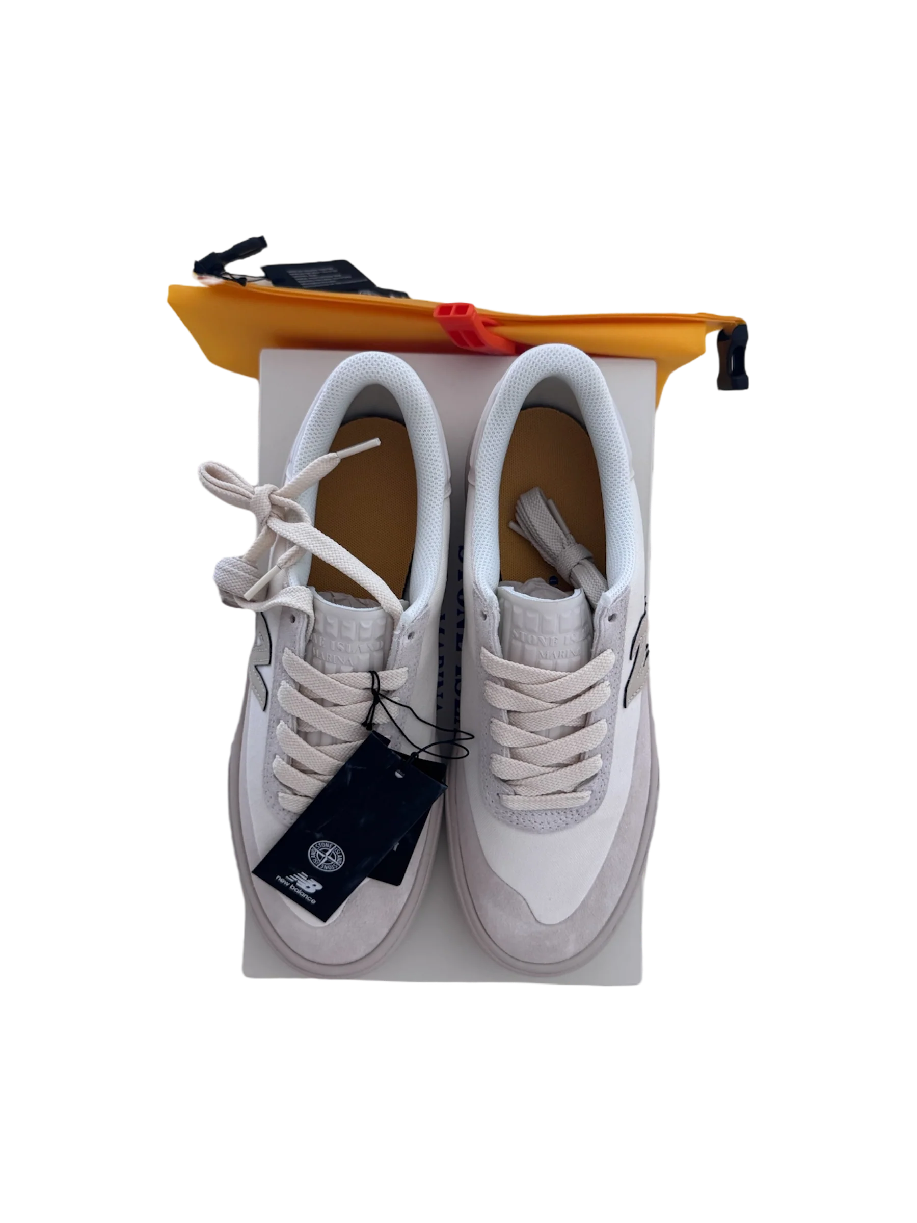 Stone Island x New Balance White Marina Sneakers - 44 EU - Image 3