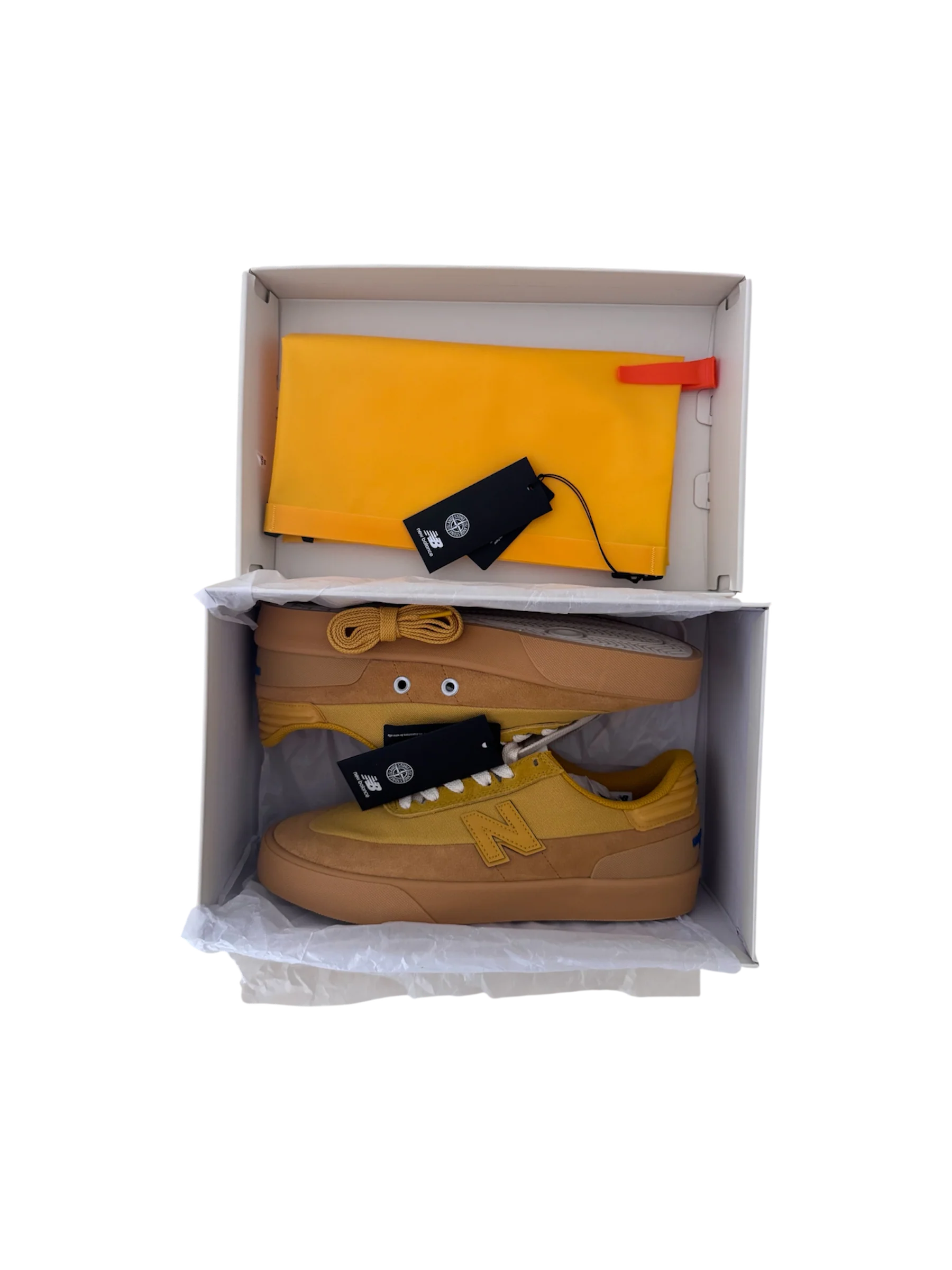 Stone Island x New Balance Yellow Marina Sneakers - 44 EU - Image 2