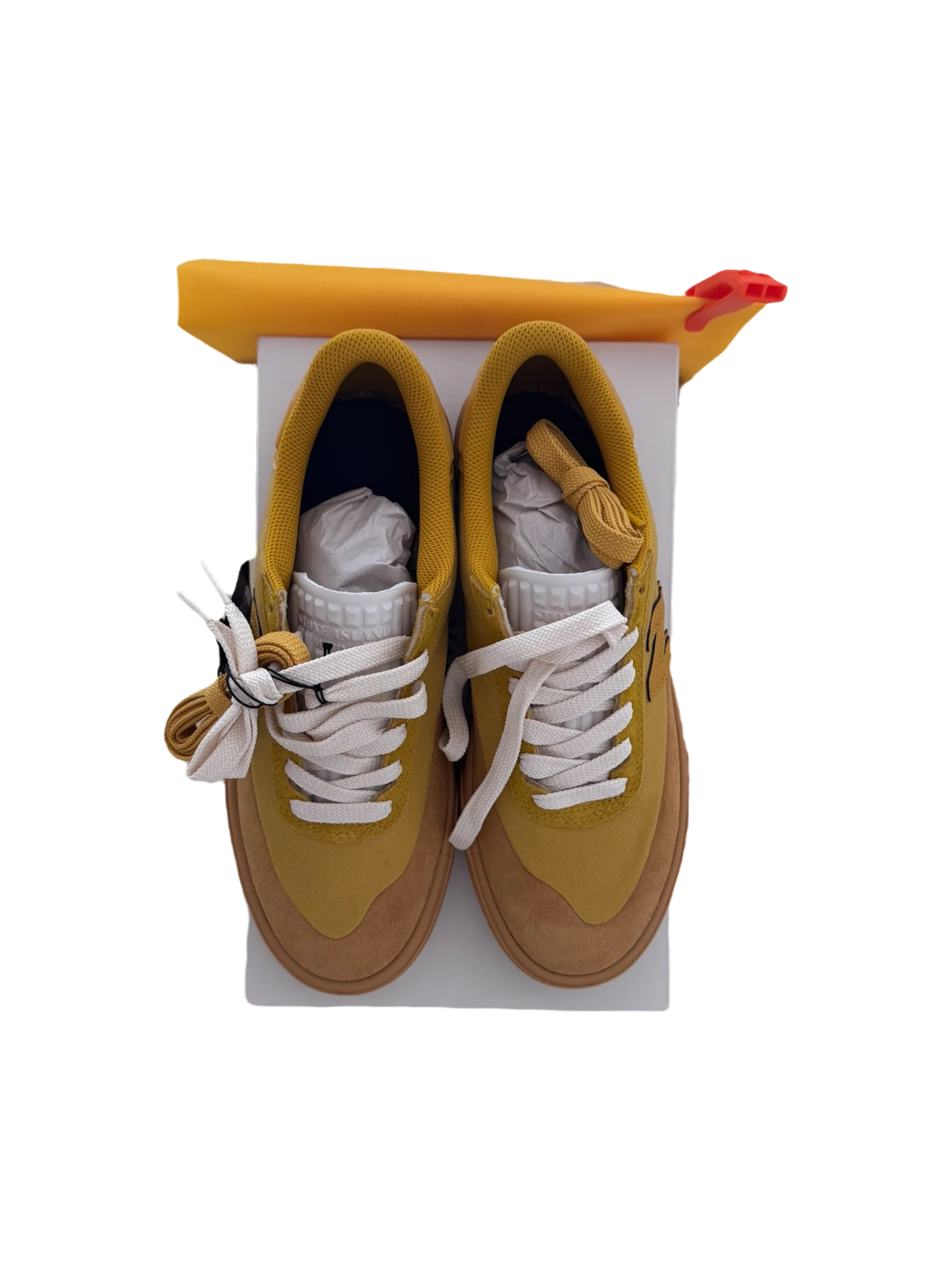 Stone Island x New Balance Yellow Marina Sneakers - 44 EU - Image 4