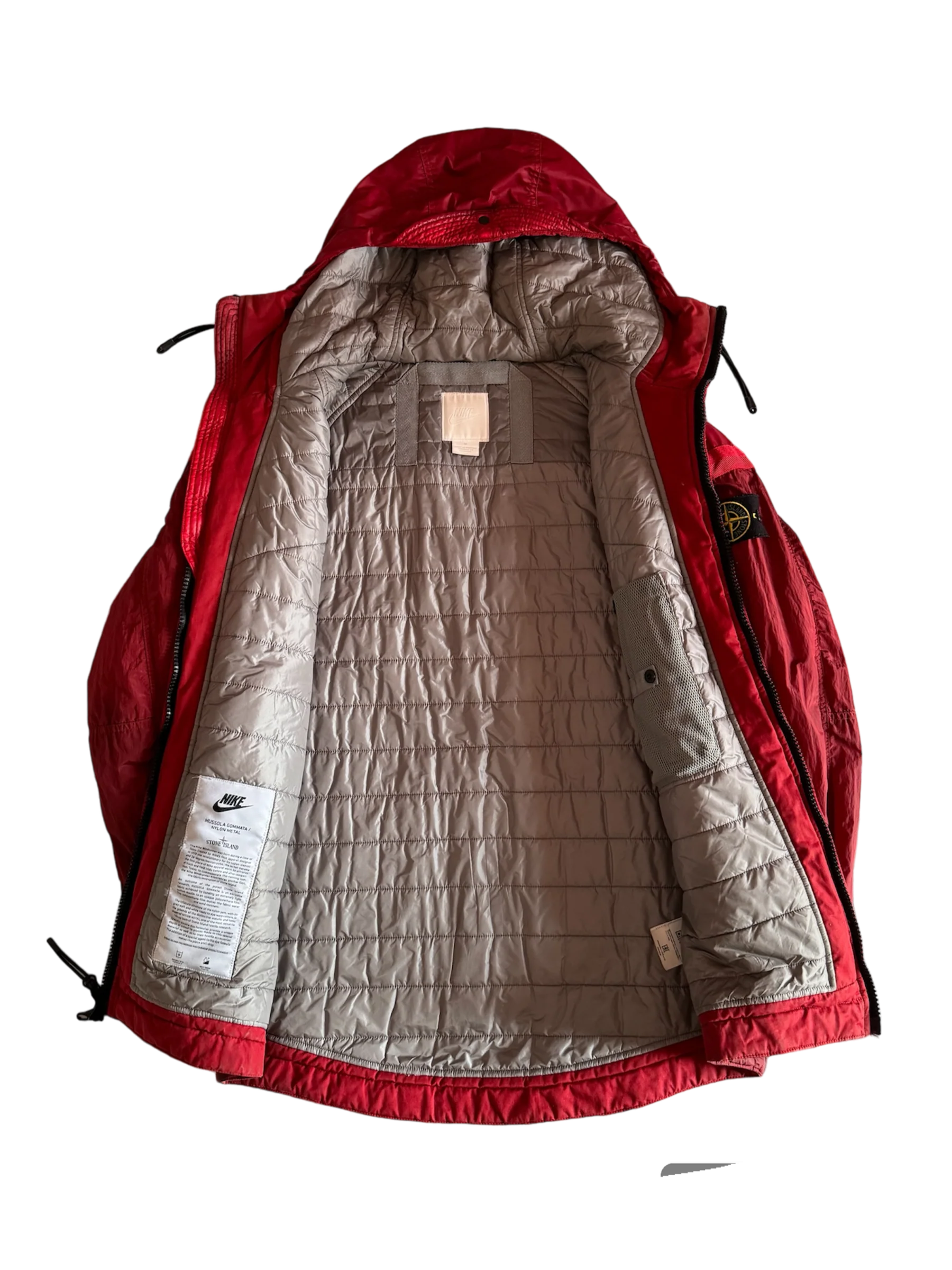 Stone Island x Nike 'Mussola Gommata / Nylon Metal' Jacket - Medium - Image 2