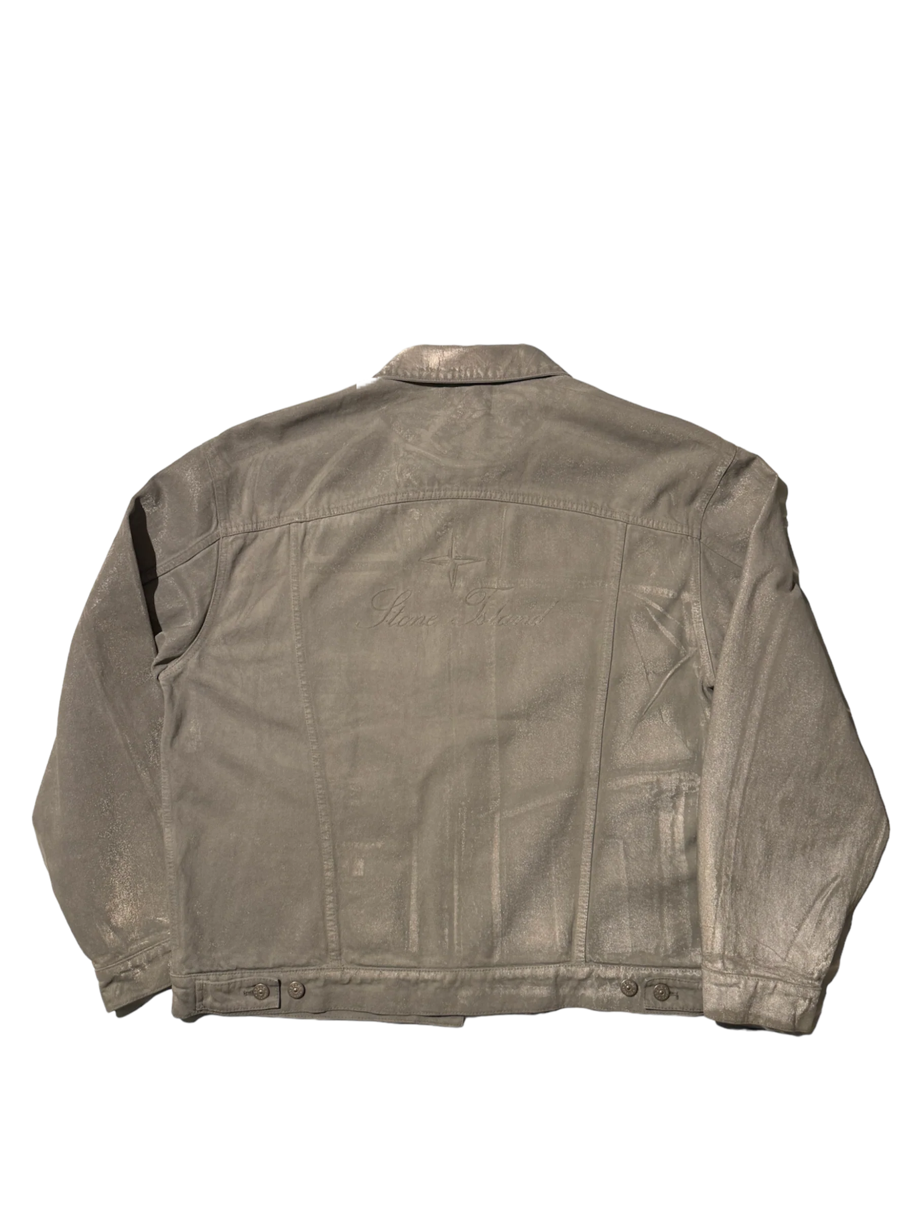 Stone Island x Supreme 'Bull Denim Reflective' Jacket - XL - Image 4