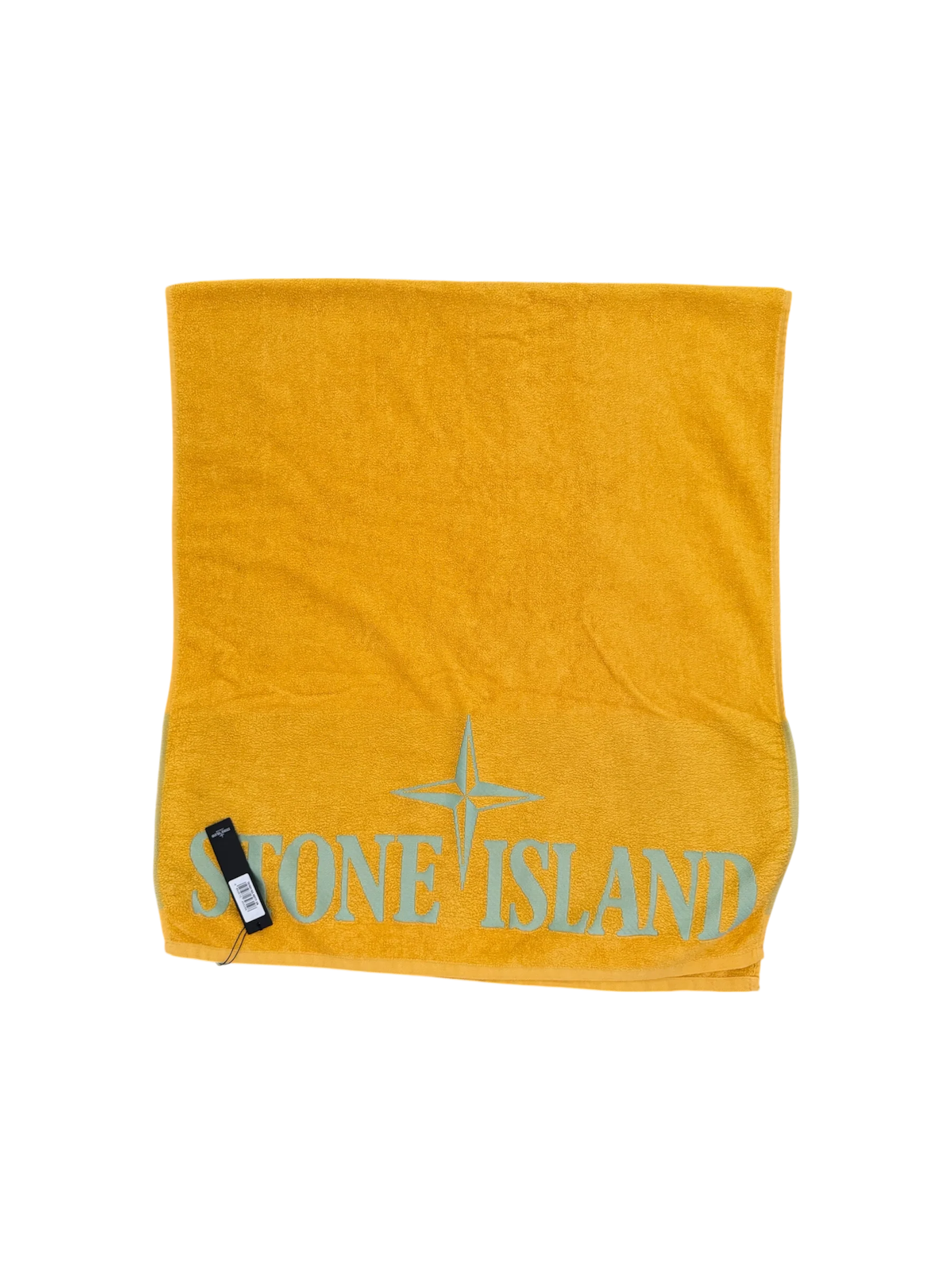 Stone Island Junior Yellow Beach Towel - 160x70cm