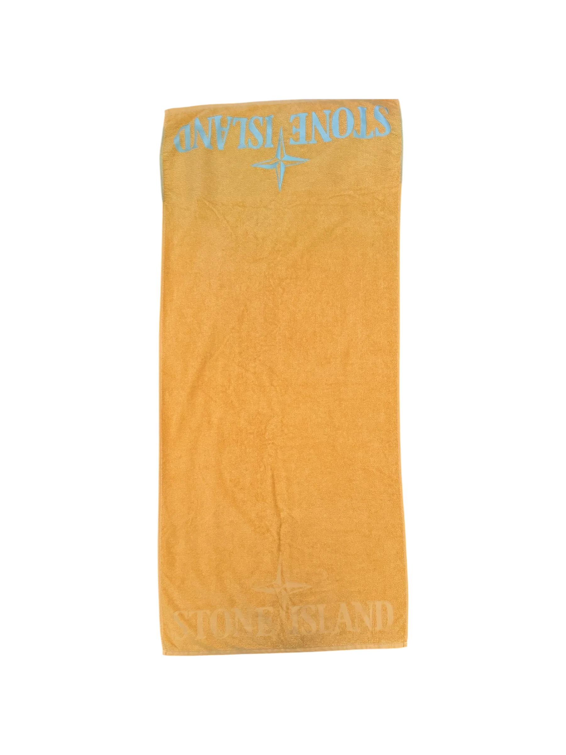Stone Island Junior Yellow Beach Towel - 160x70cm - Image 2