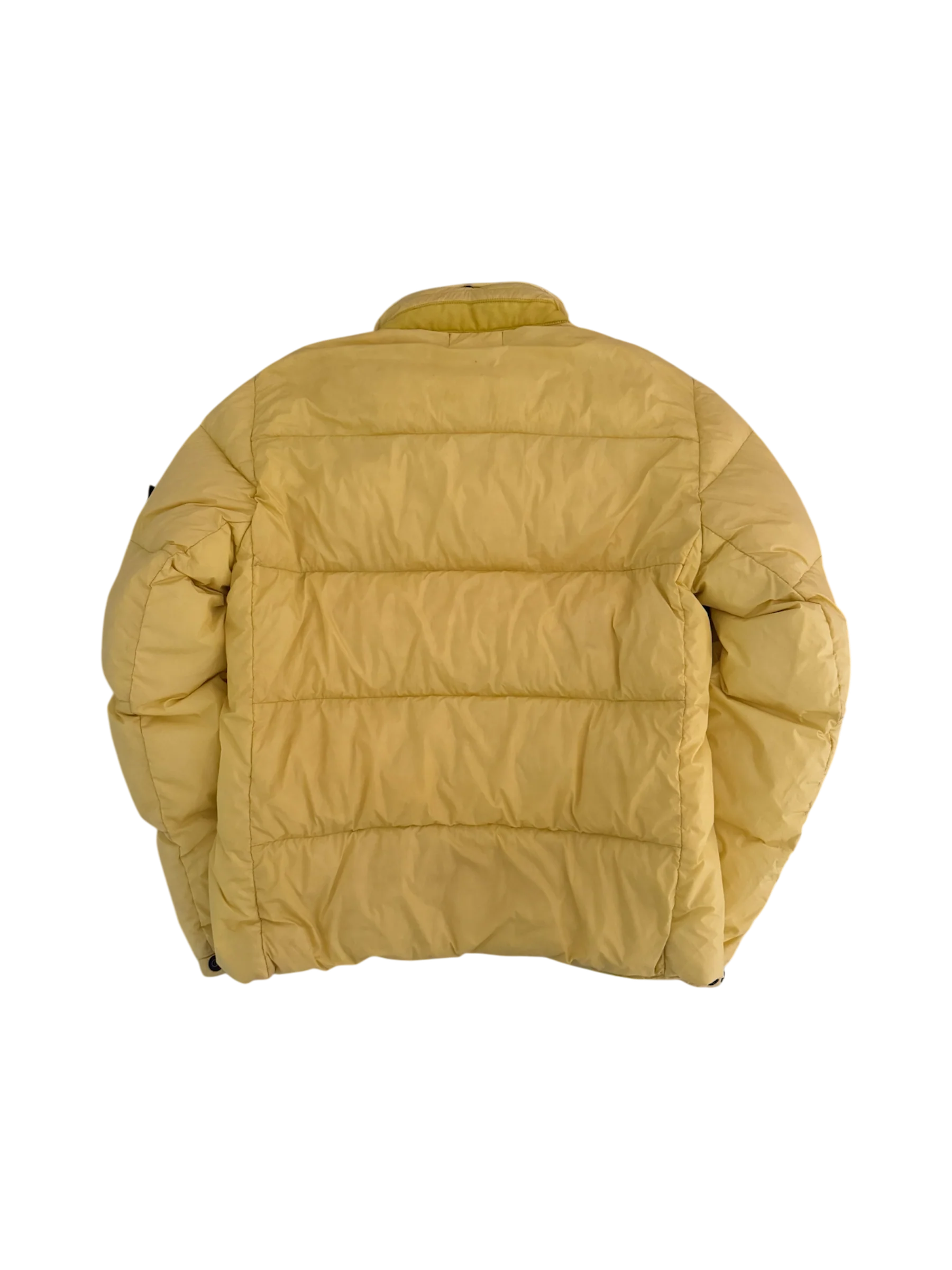 Stone Island Yellow 'Crinkle Reps Down' Puffer - Large - Image 3